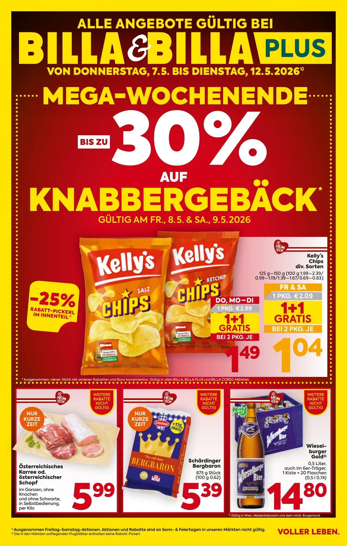 Billa akciós újság And Billa Plus Ausztria 05.07–05.12