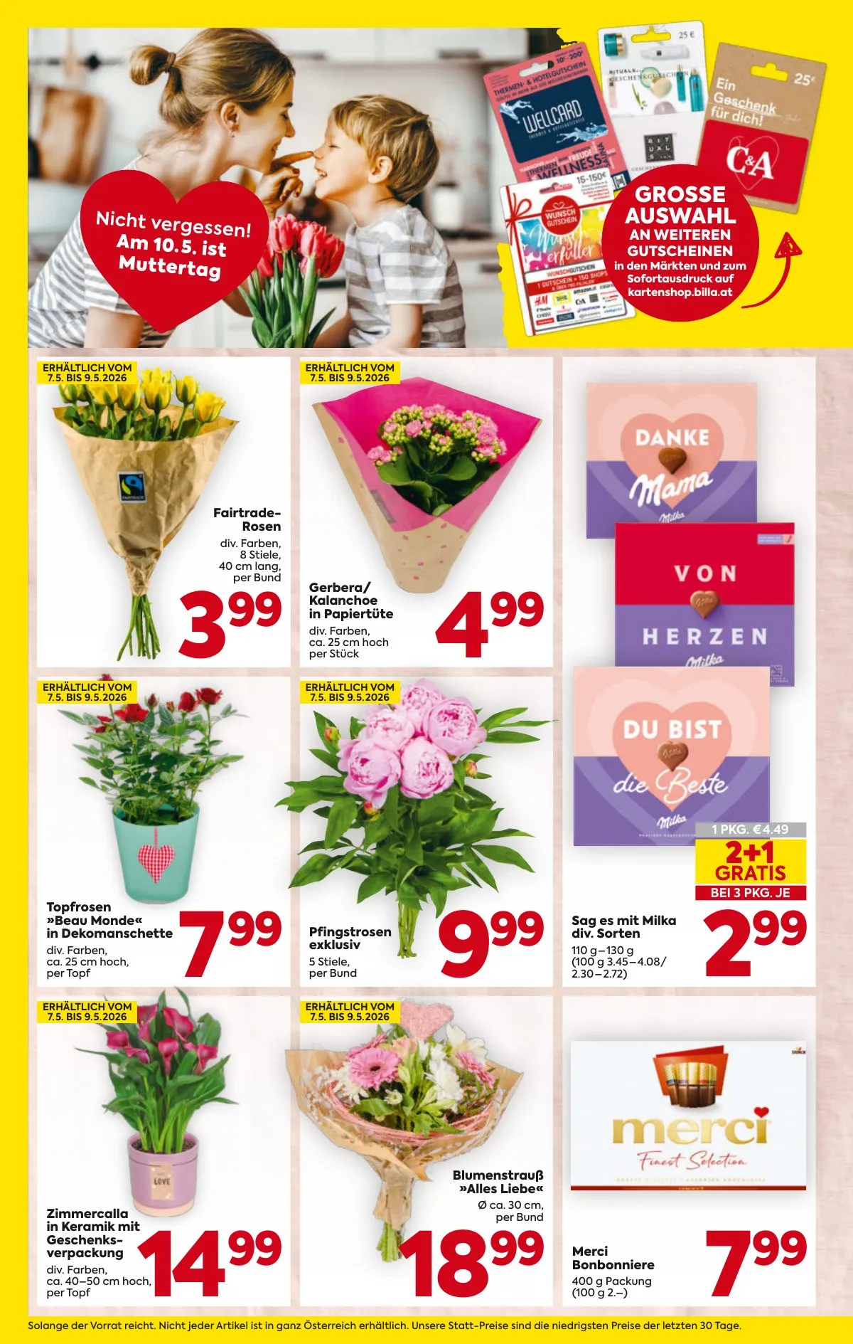 Billa akciós újság And Billa Plus Ausztria 05.07–05.12 – 4. oldal