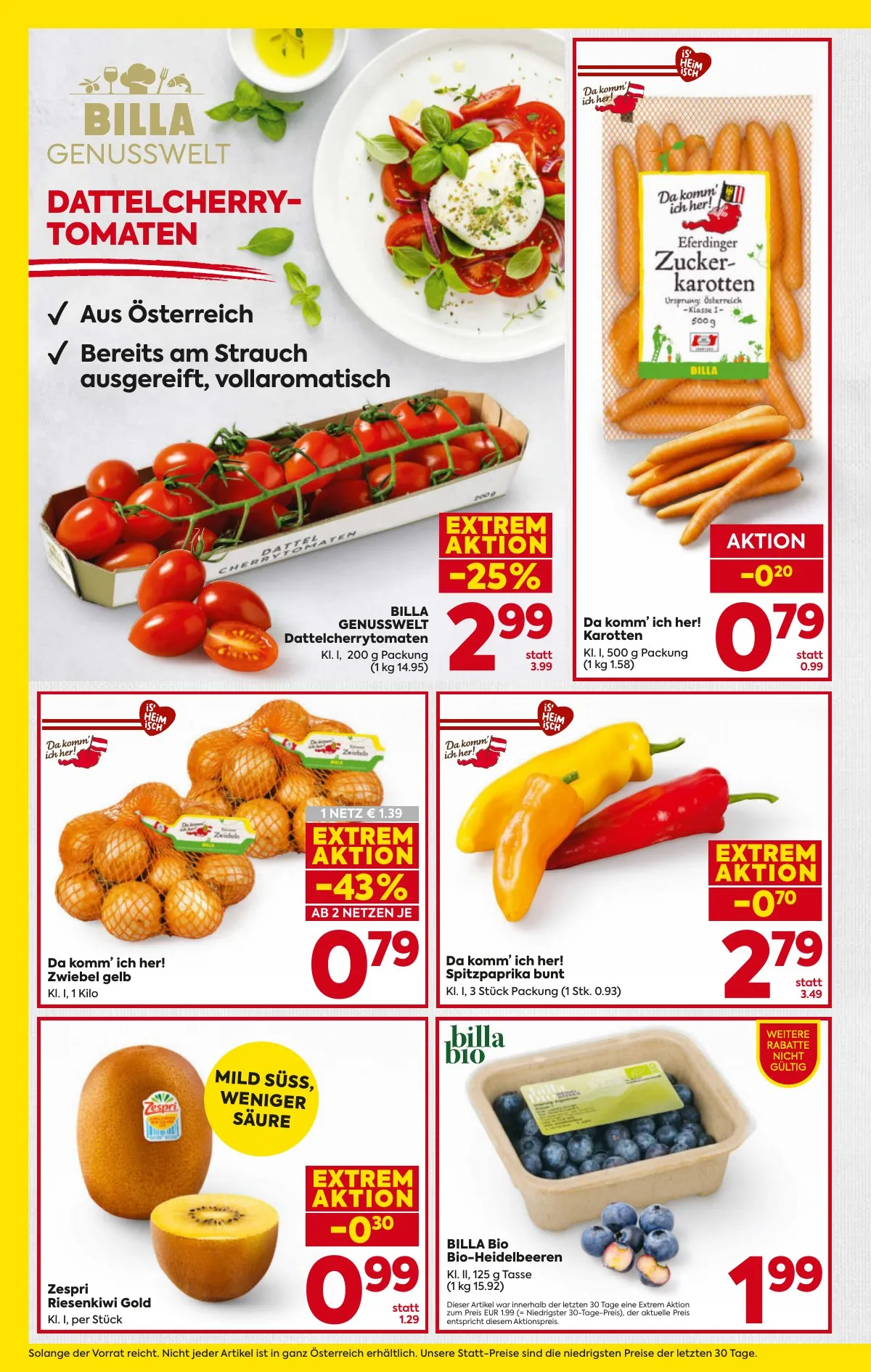 Billa akciós újság And Billa Plus Ausztria 05.07–05.12 – 8. oldal