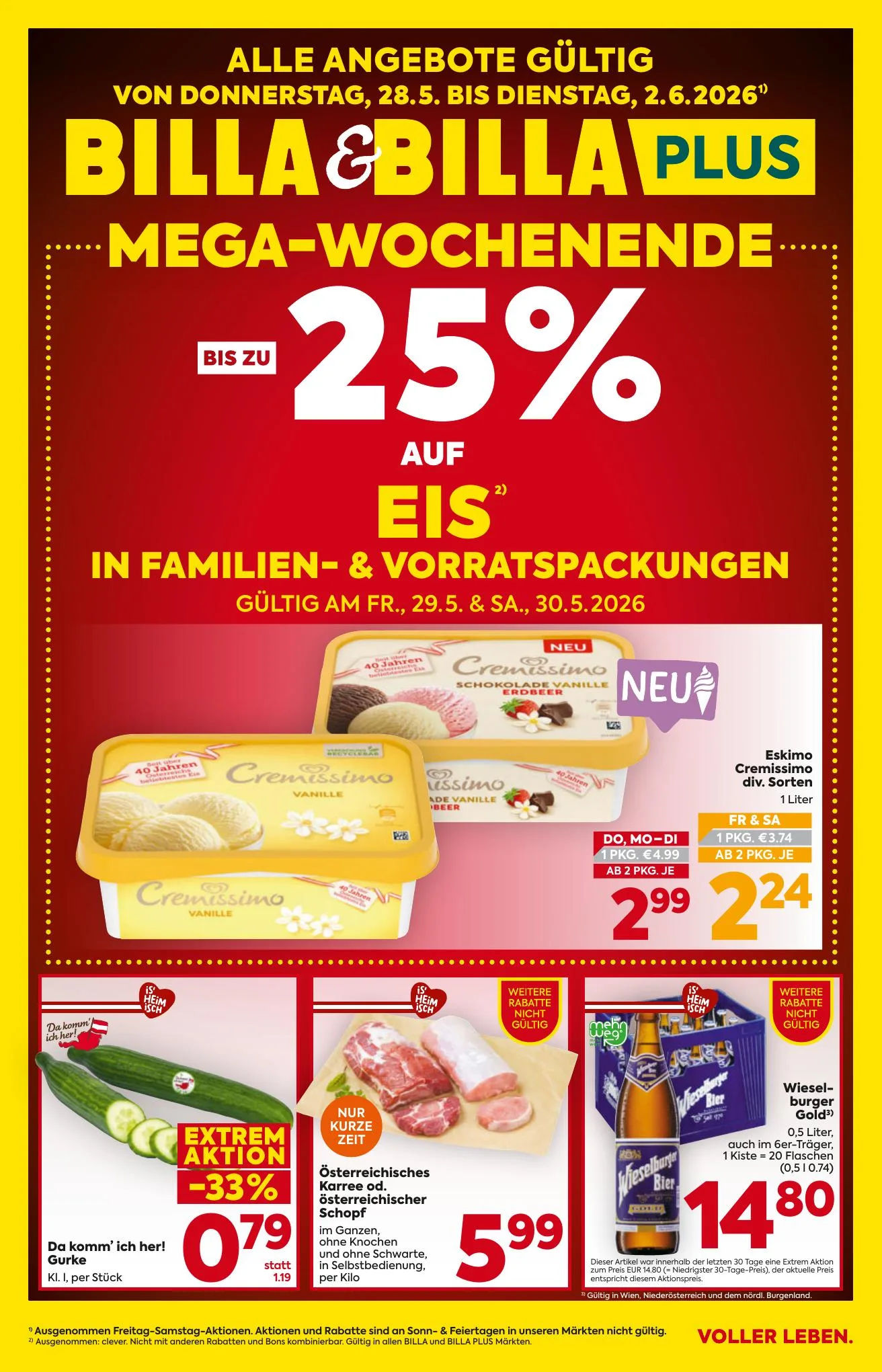 Billa akciós újság And Billa Plus Ausztria 05.28–06.02