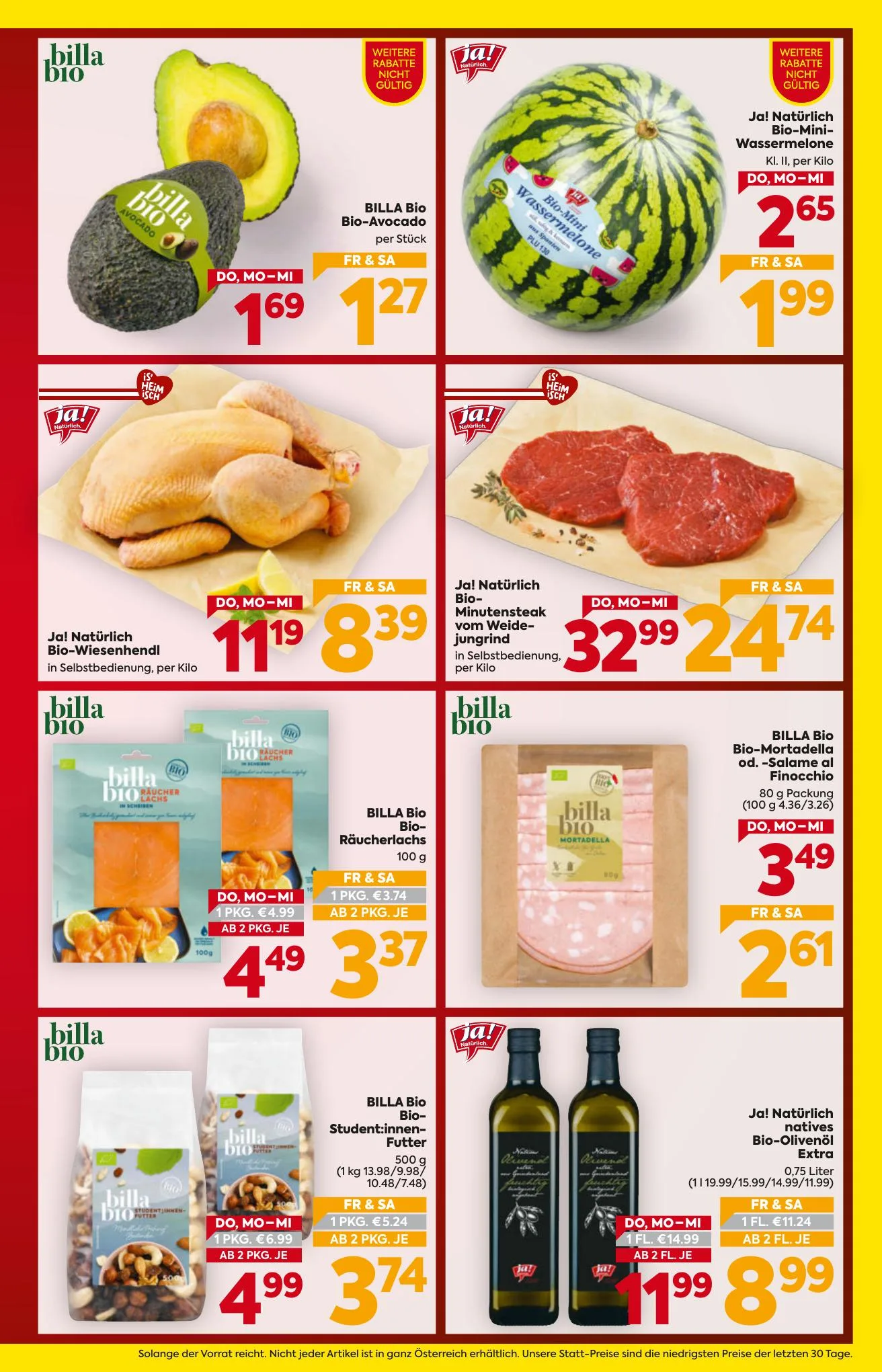 Billa akciós újság And Billa Plus Ausztria 06.18–06.24 – 3. oldal