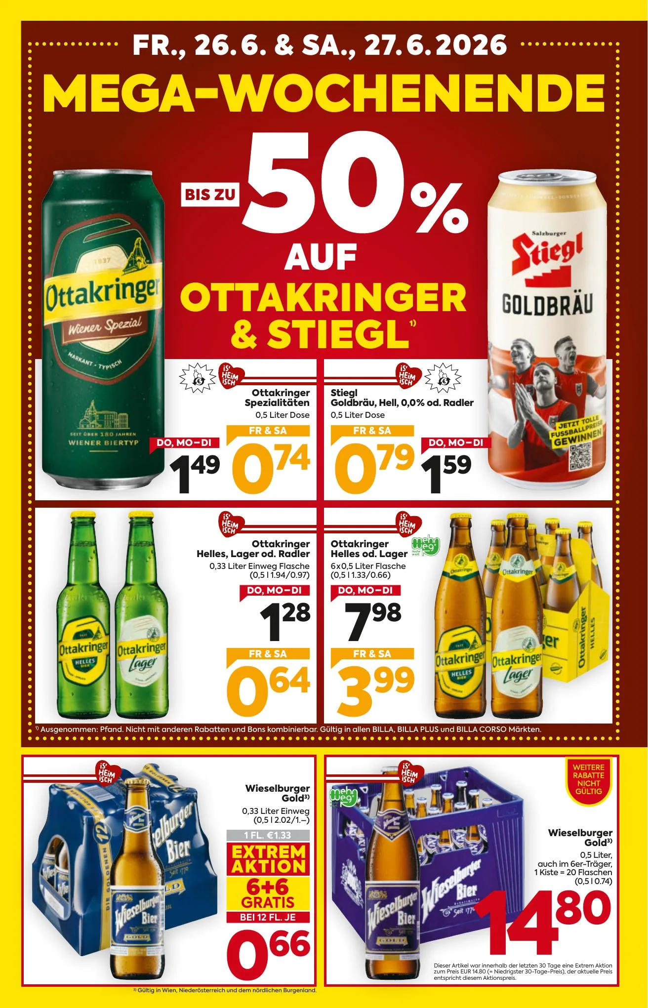 Billa akciós újság And Billa Plus Ausztria 06.25–06.30 – 2. oldal