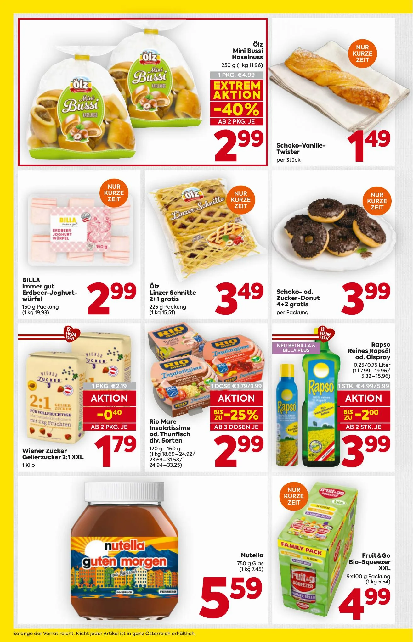Billa akciós újság And Billa Plus Ausztria 07.01–07.08 – 10. oldal