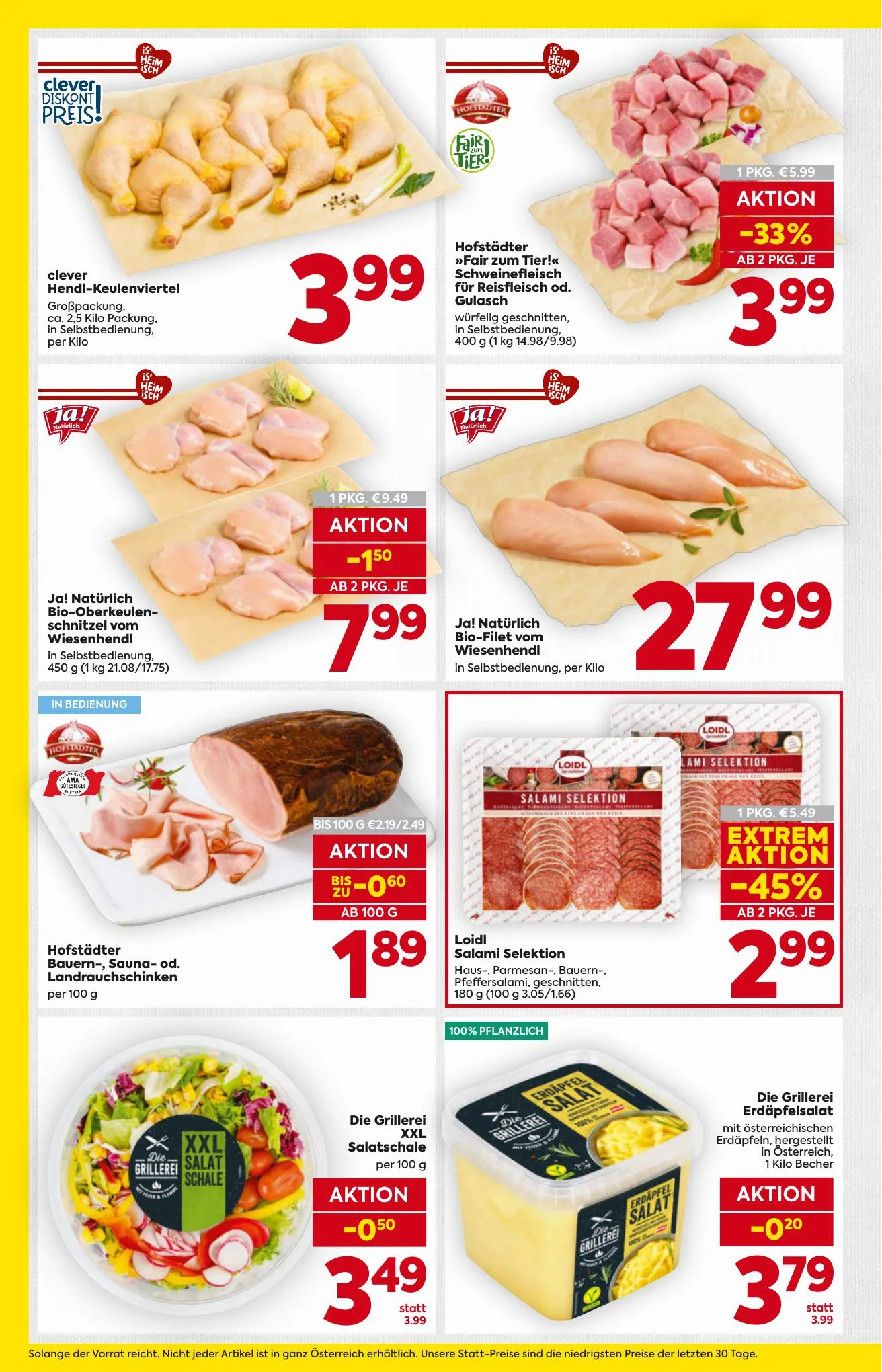 Billa akciós újság And Billa Plus Ausztria 07.01–07.08 – 8. oldal
