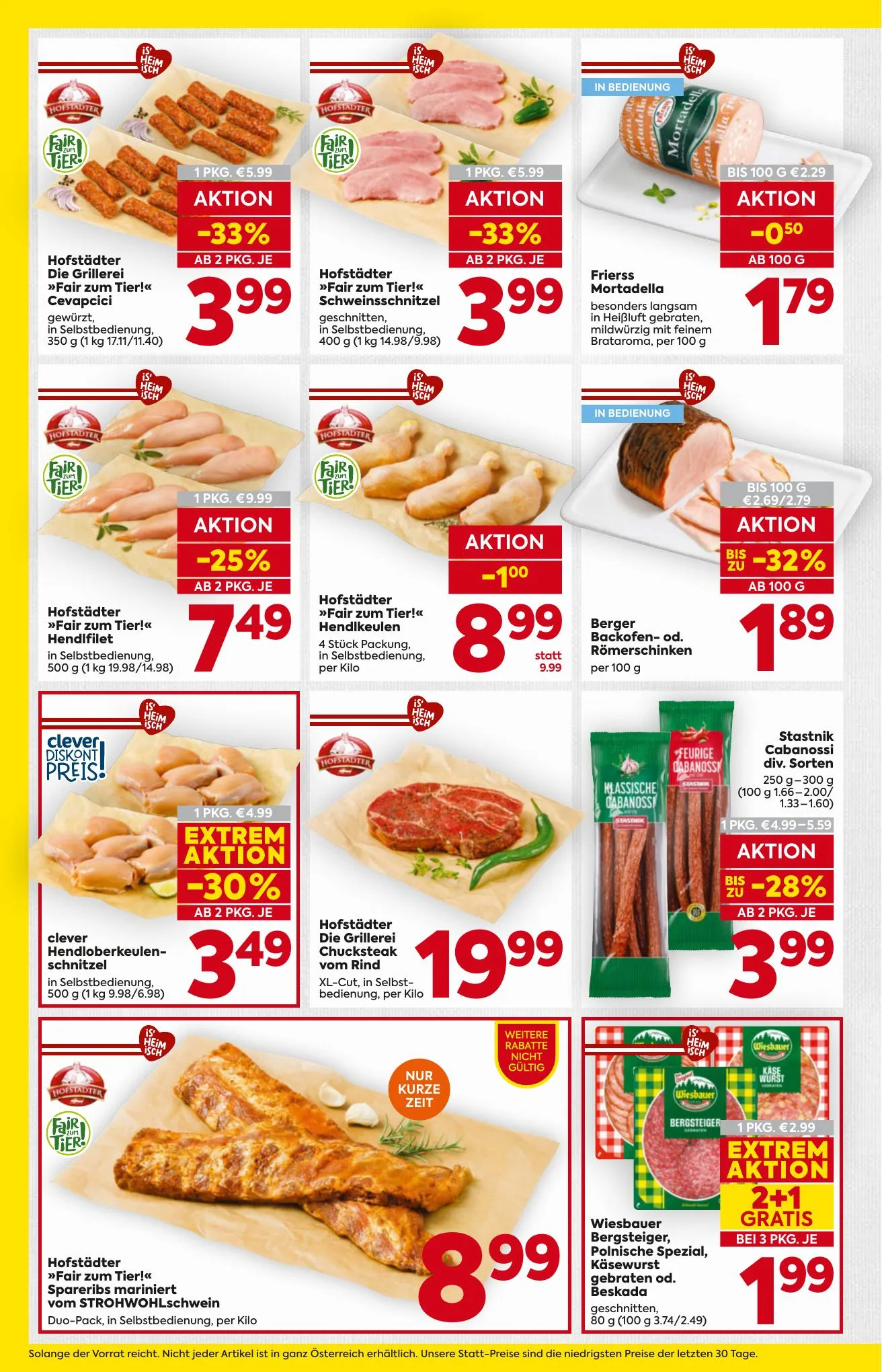 Billa akciós újság And Billa Plus Ausztria 07.09–07.15 – 8. oldal