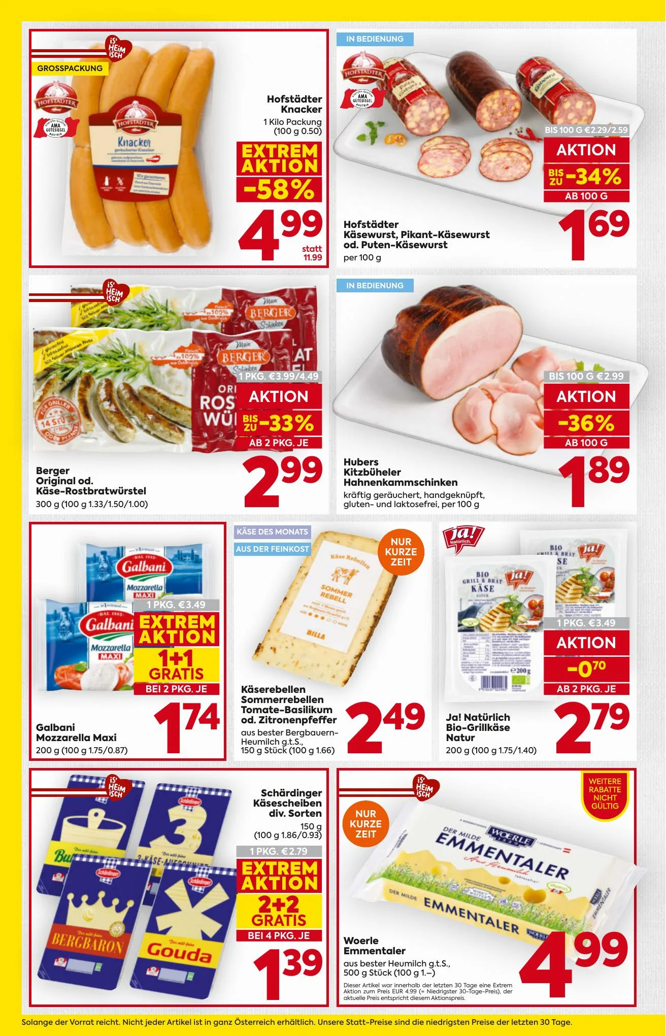 Billa akciós újság And Billa Plus Ausztria 07.16–07.22 – 6. oldal