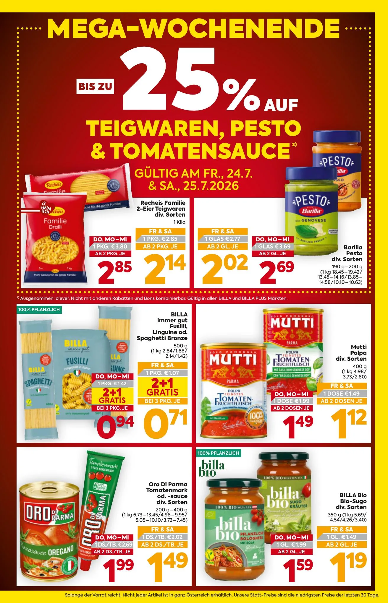 Billa akciós újság And Billa Plus Ausztria 07.23–07.29 – 3. oldal
