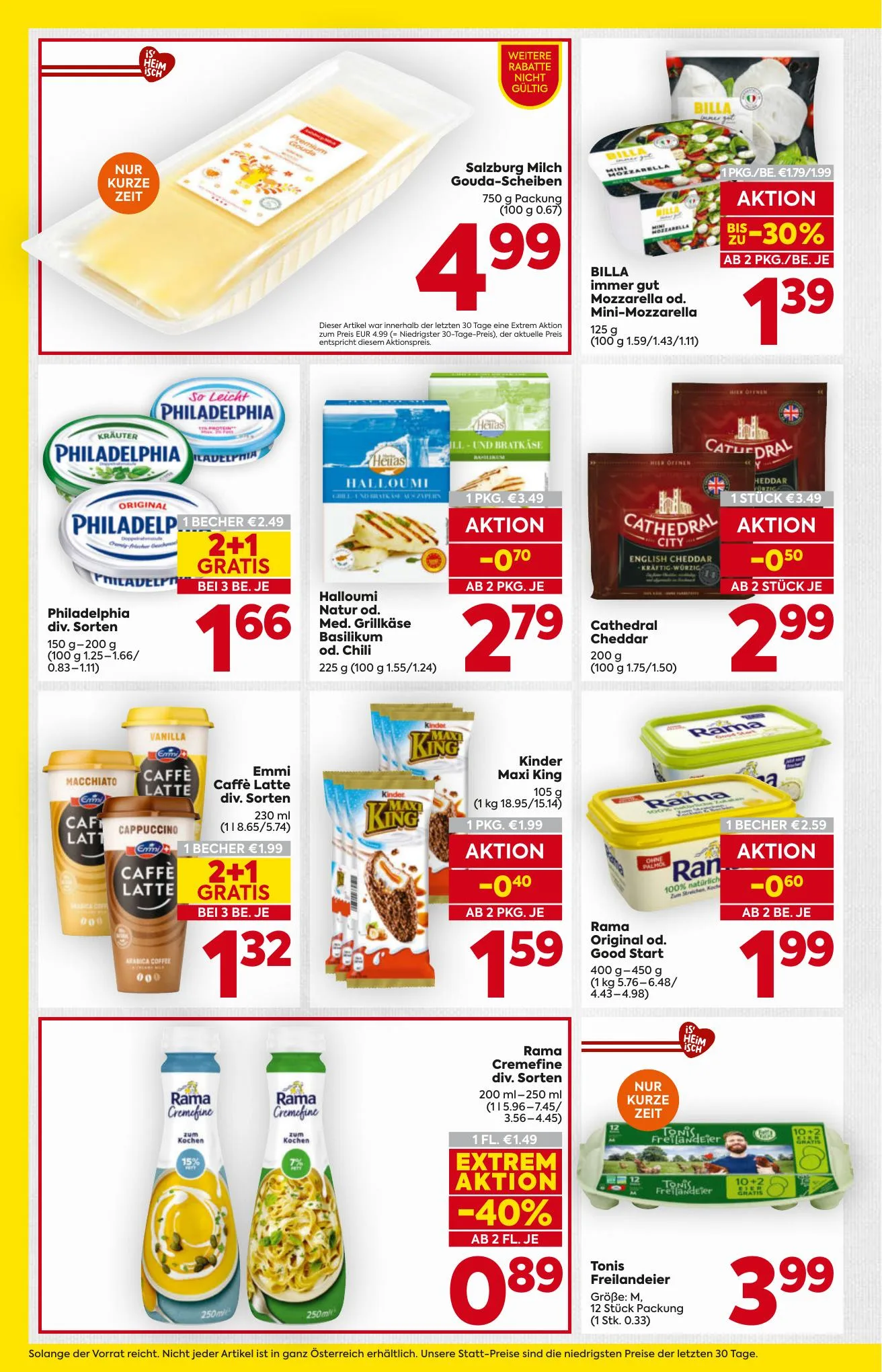 Billa akciós újság And Billa Plus Ausztria 07.30–08.05 – 8. oldal