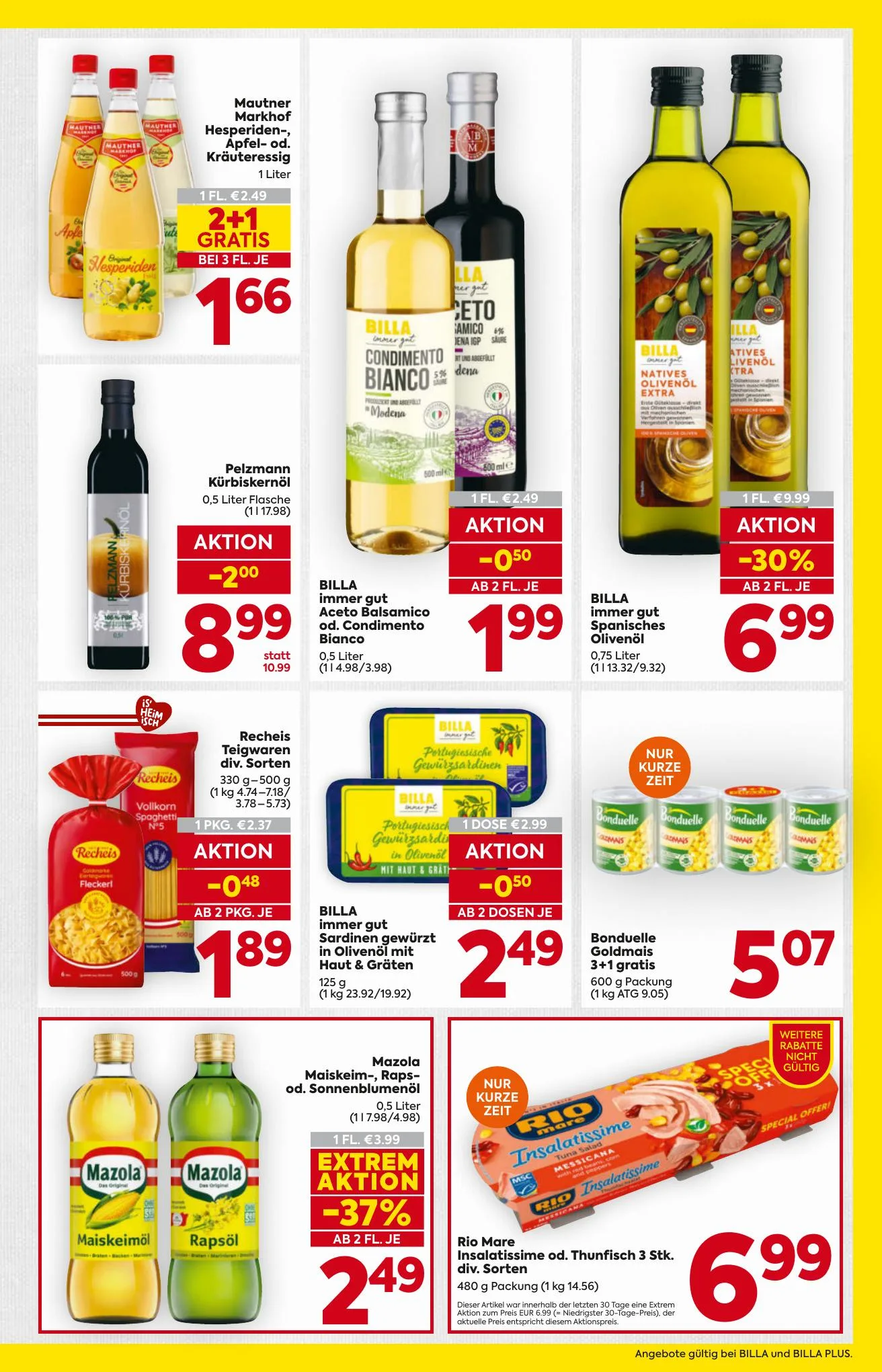 Billa akciós újság And Billa Plus Ausztria 07.30–08.05 – 9. oldal