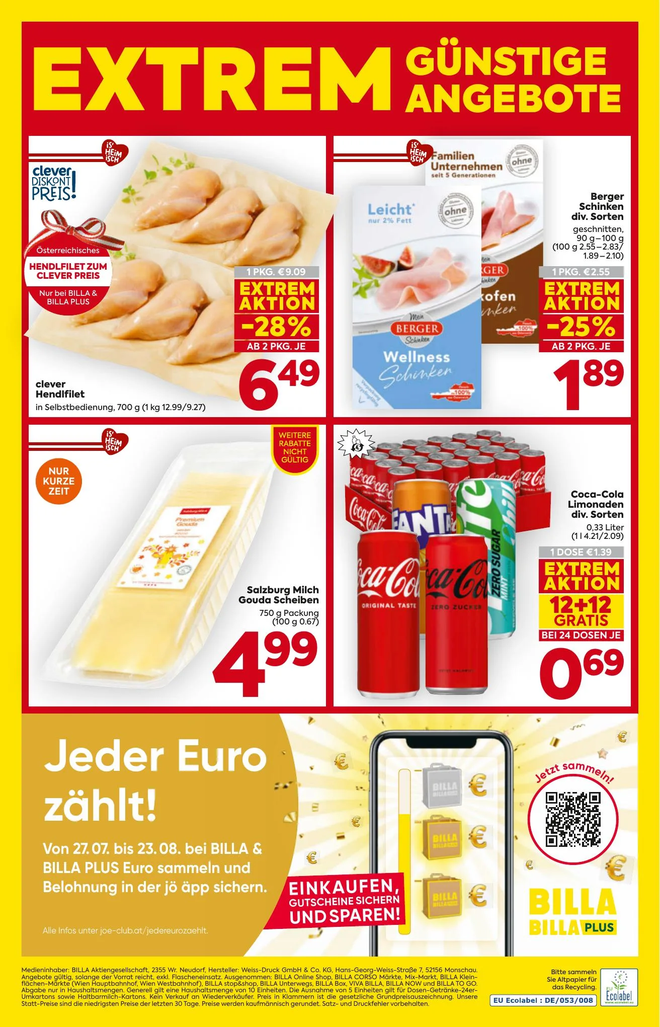Billa akciós újság And Billa Plus Ausztria 08.06–08.12 – 16. oldal