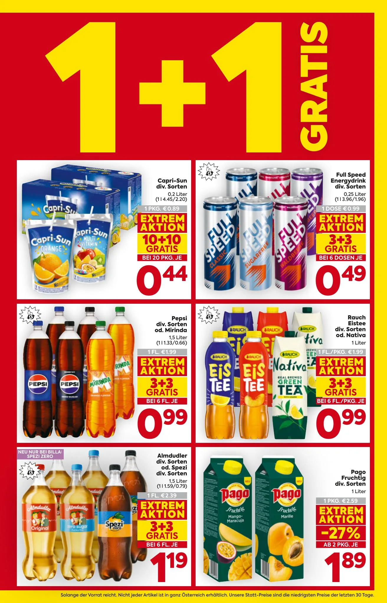 Billa akciós újság And Billa Plus Ausztria 08.06–08.12 – 3. oldal