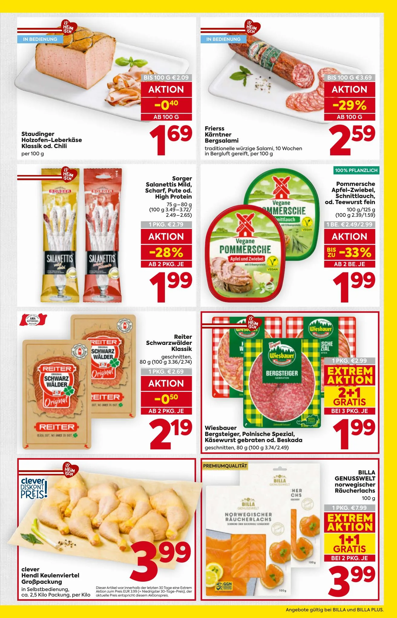 Billa akciós újság And Billa Plus Ausztria 08.06–08.12 – 7. oldal