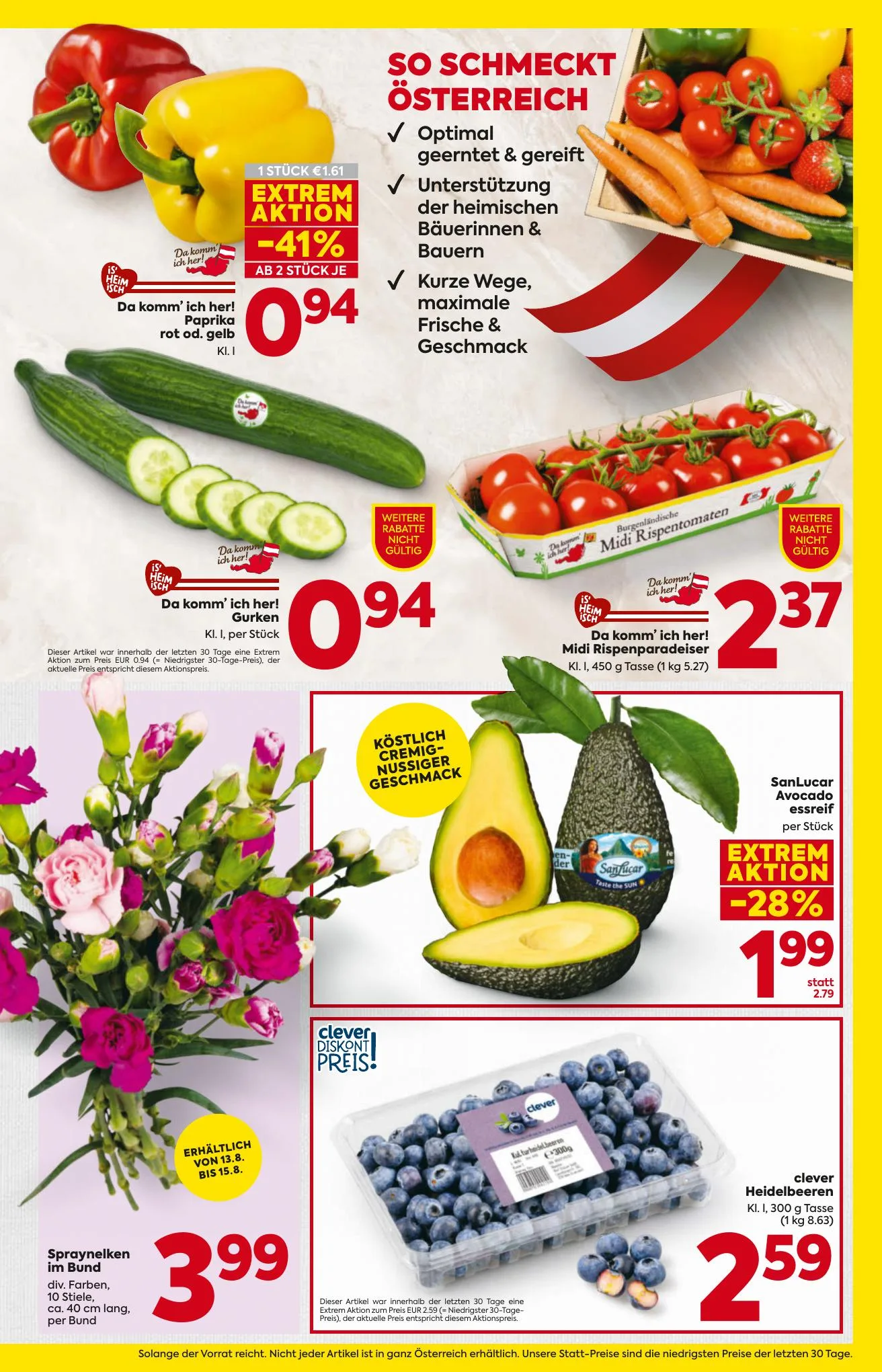 Billa akciós újság And Billa Plus Ausztria 08.13–08.19 – 3. oldal