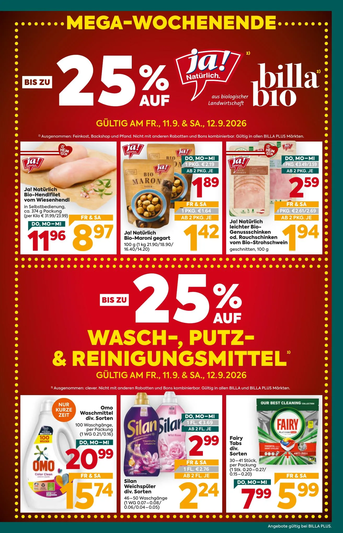 Billa akciós újság Ausztria Plus 09.10–09.16 – 3. oldal