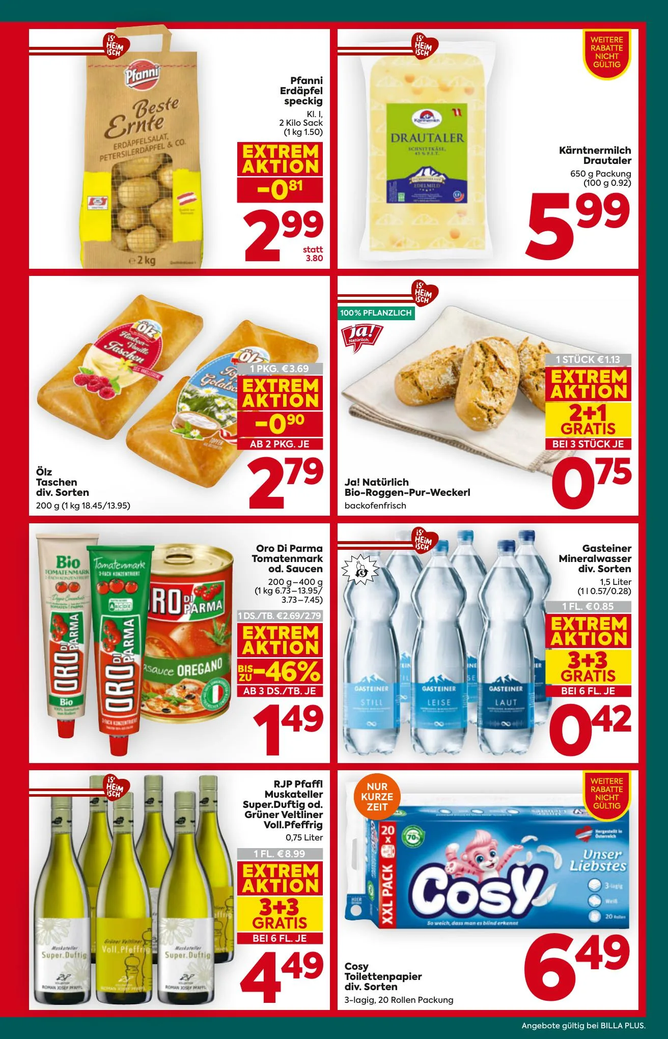 Billa akciós újság Ausztria Plus 09.10–09.16 – 7. oldal