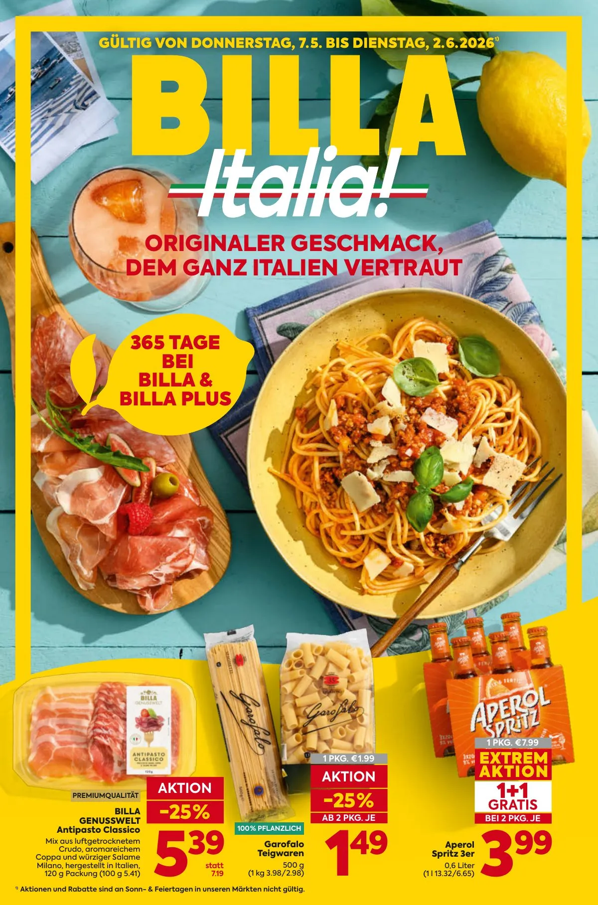 Billa akciós újság Ausztria 05.07–06.02