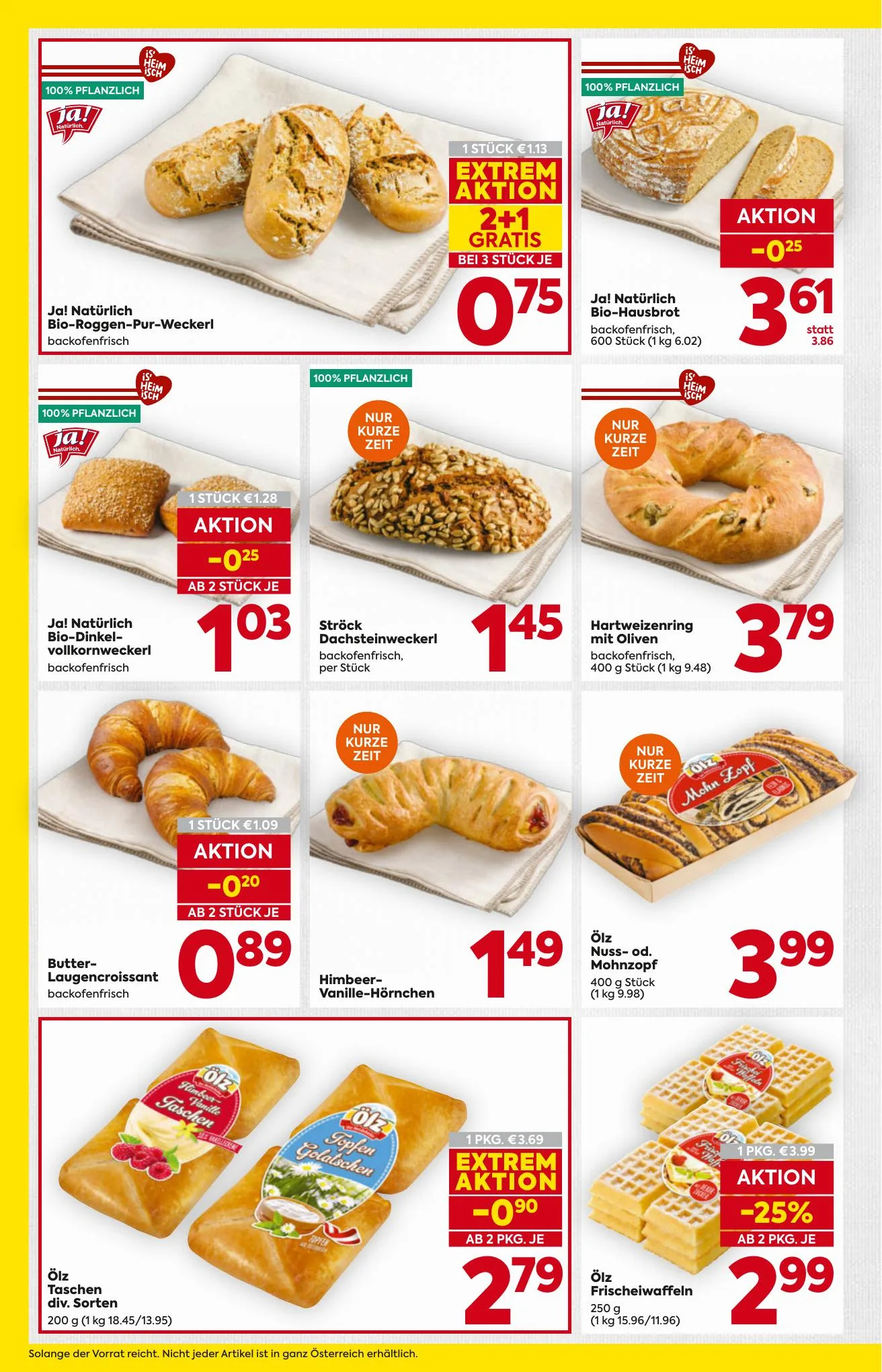 Billa akciós újság Ausztria 09.10–09.16 – 10. oldal