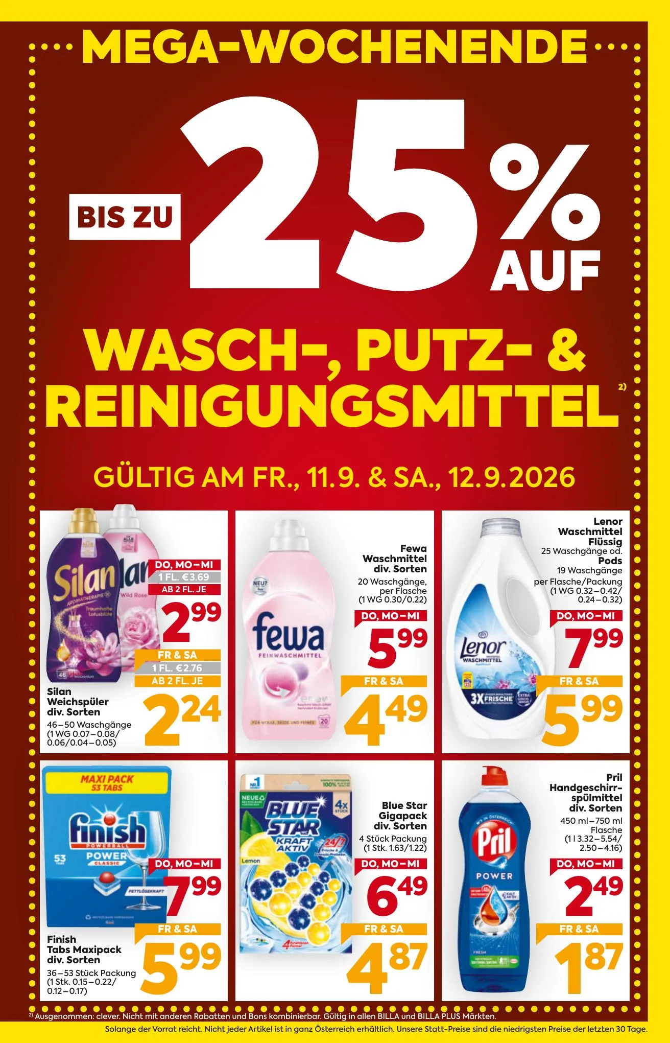 Billa akciós újság Ausztria 09.10–09.16 – 3. oldal