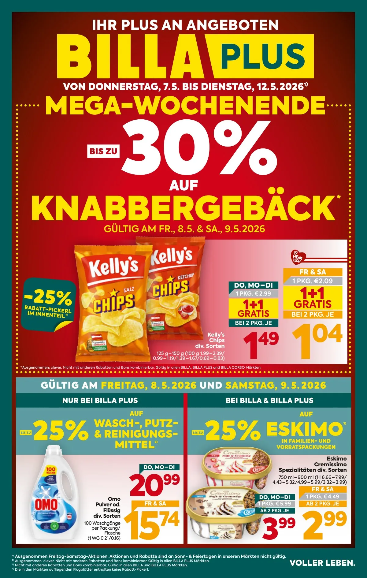 Billa akciós újság Plus Ausztria 05.07–05.12