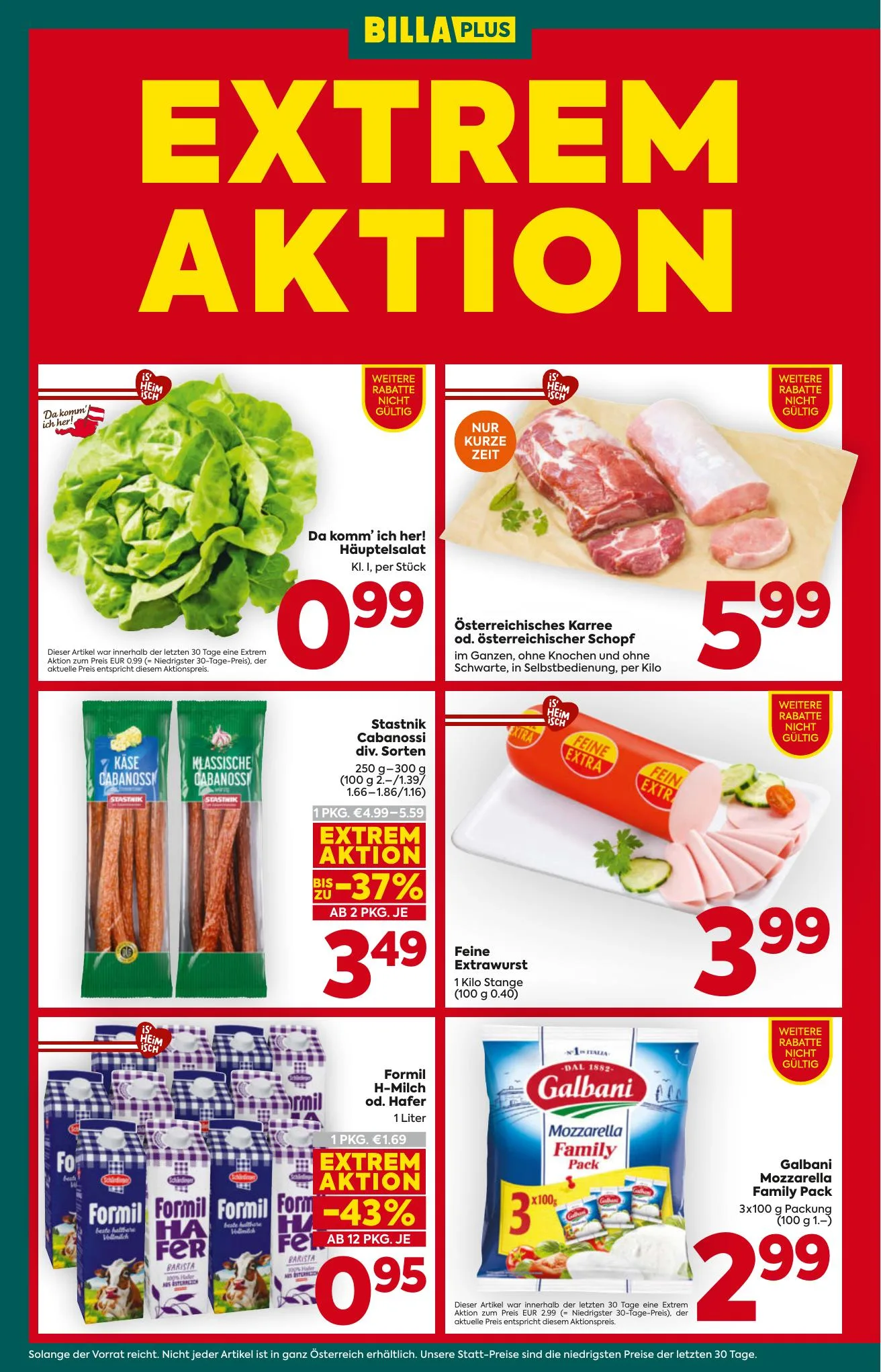 Billa akciós újság Plus Ausztria 05.28–06.02 – 4. oldal