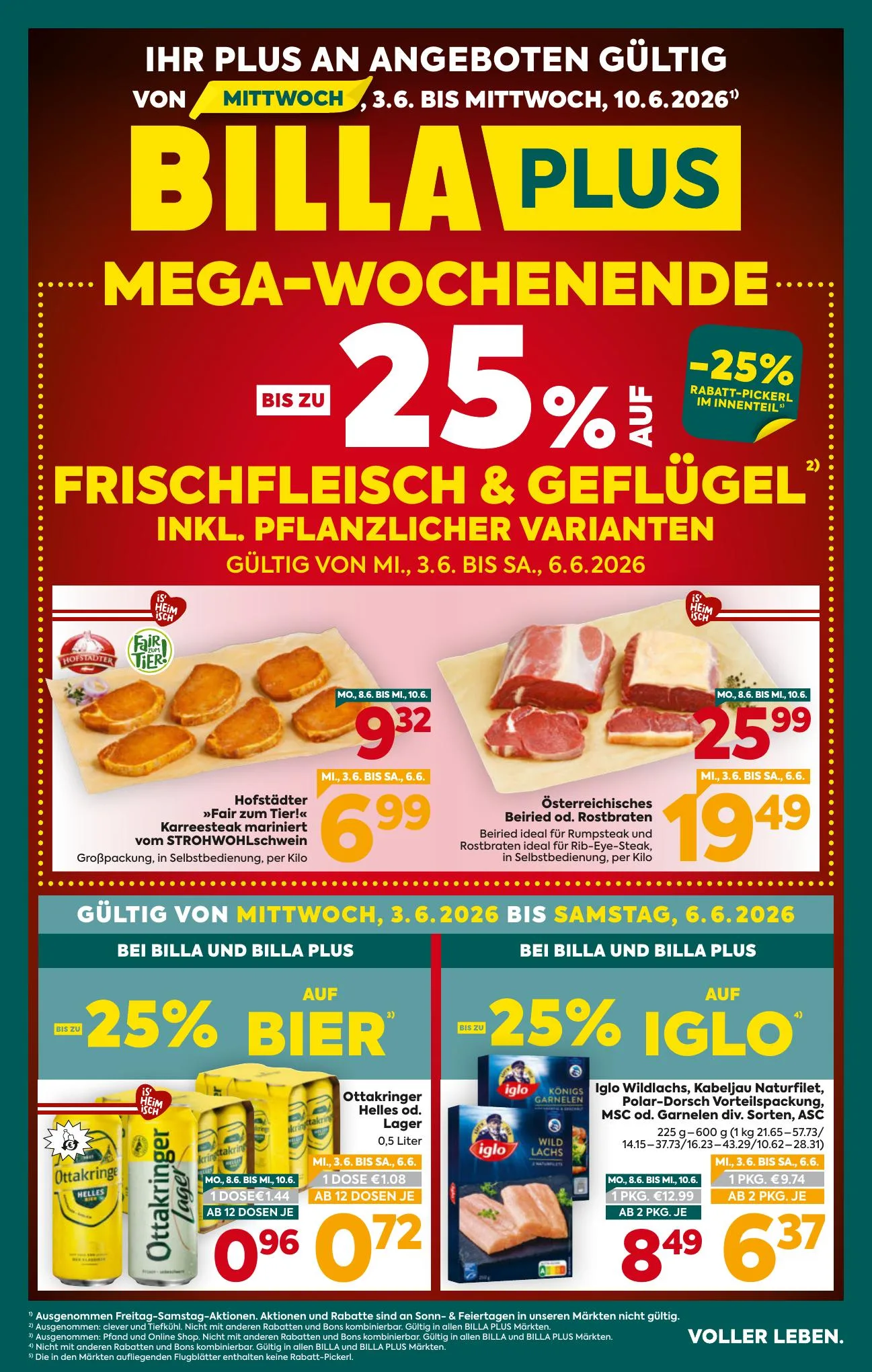 Billa akciós újság Plus Ausztria 06.03–06.10