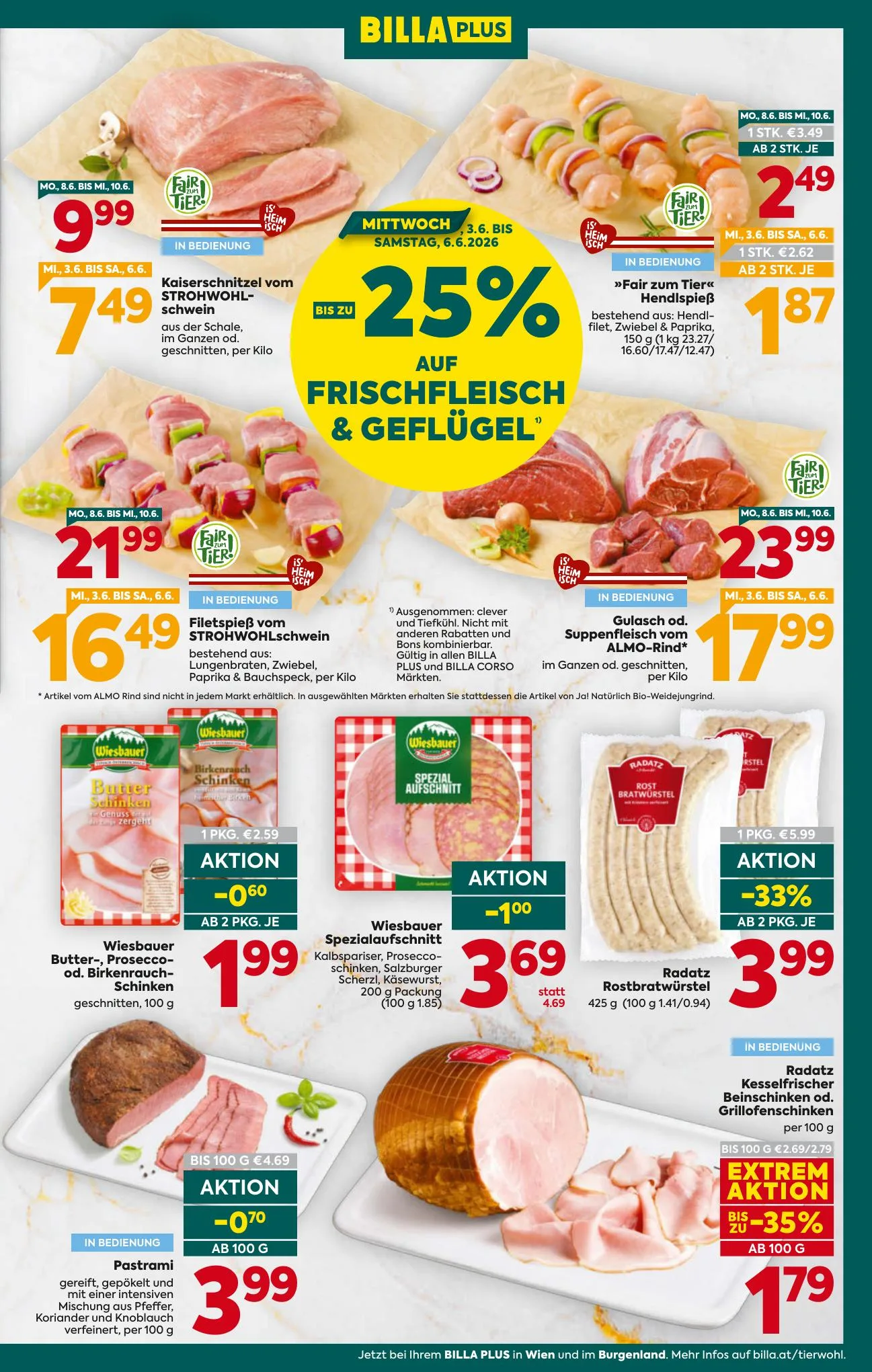 Billa akciós újság Plus Ausztria 06.03–06.10 – 7. oldal