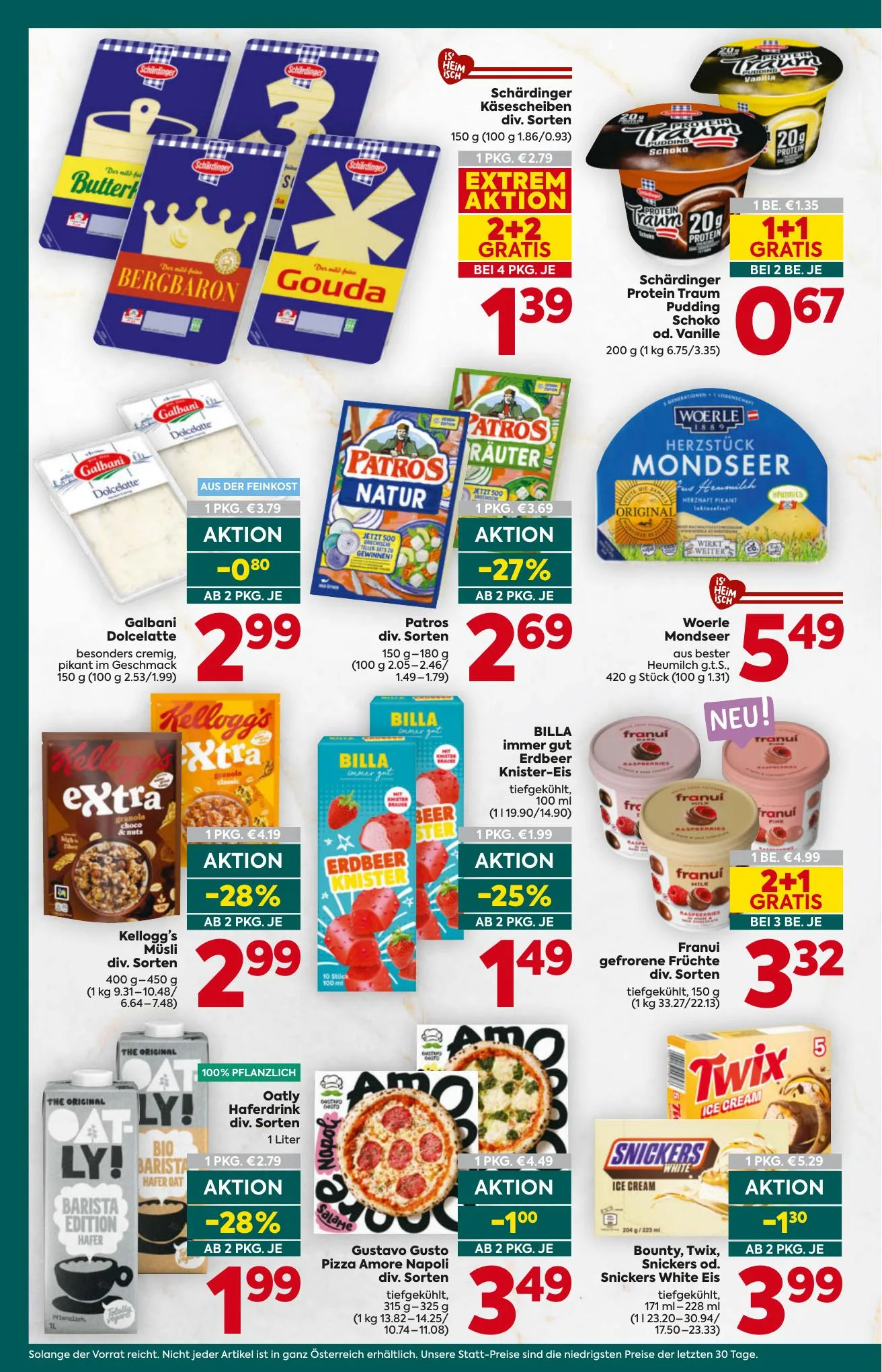 Billa akciós újság Plus Ausztria 07.01–07.08 – 12. oldal