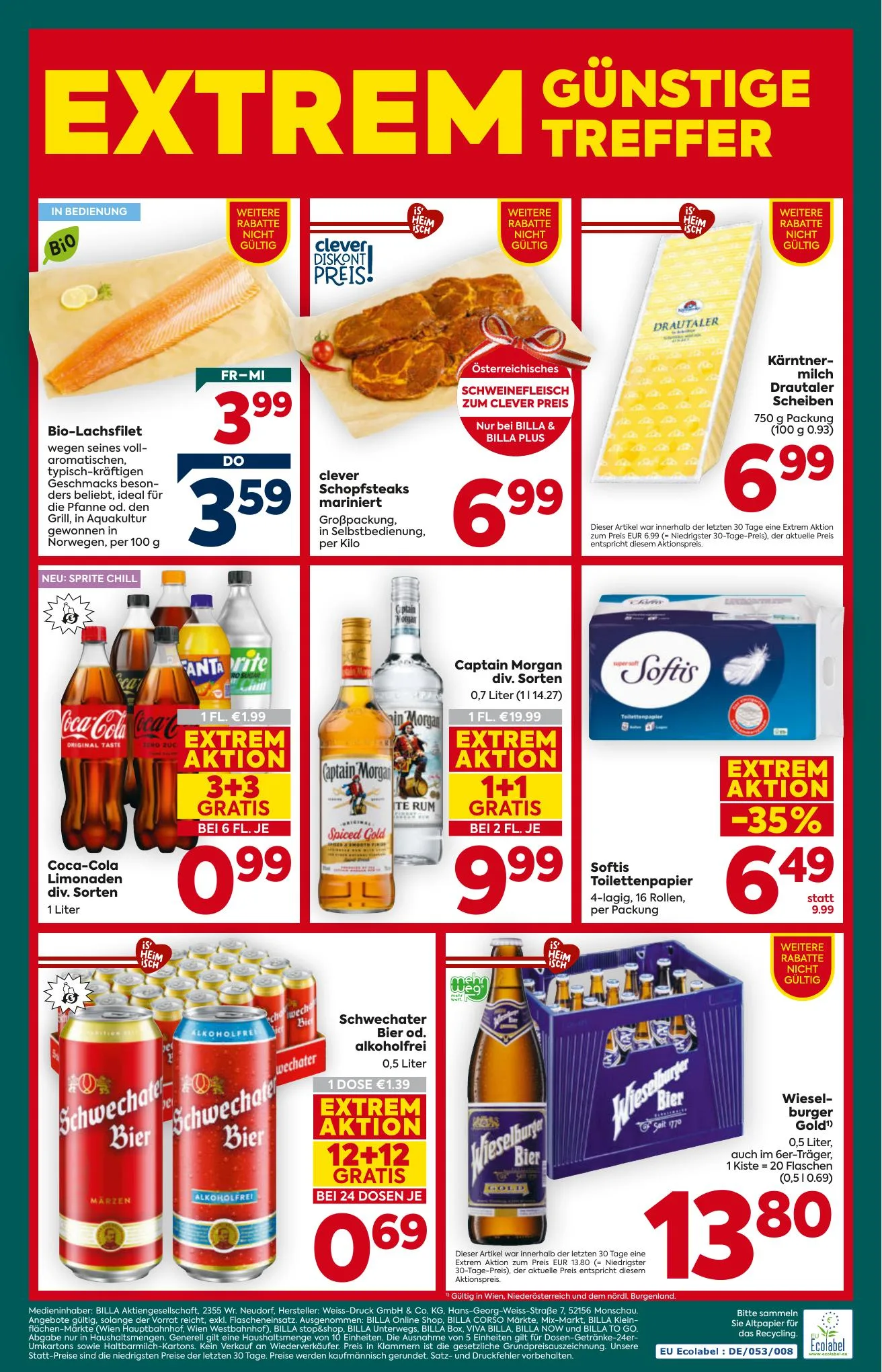Billa akciós újság Plus Ausztria 07.01–07.08 – 16. oldal
