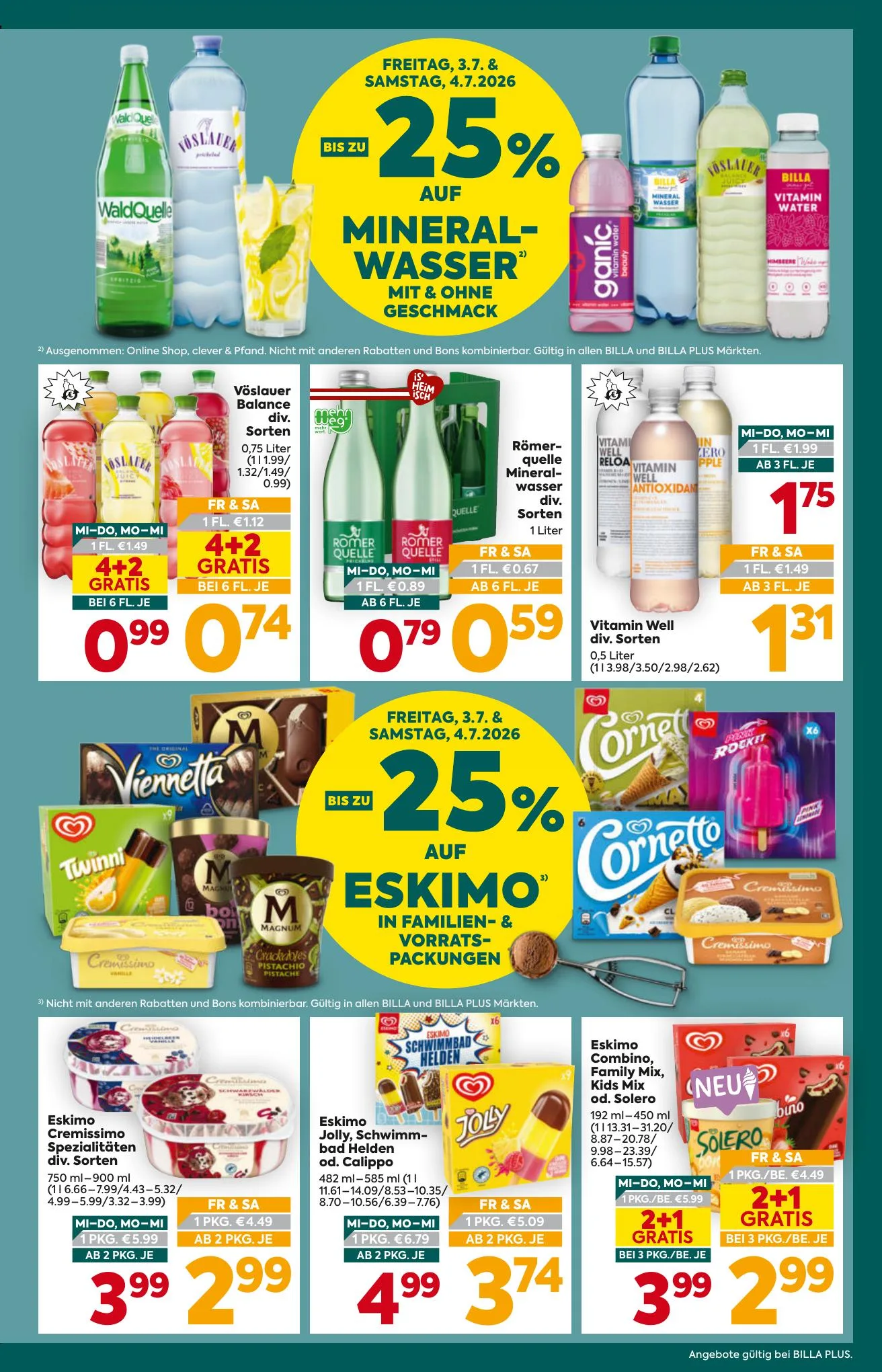 Billa akciós újság Plus Ausztria 07.01–07.08 – 3. oldal