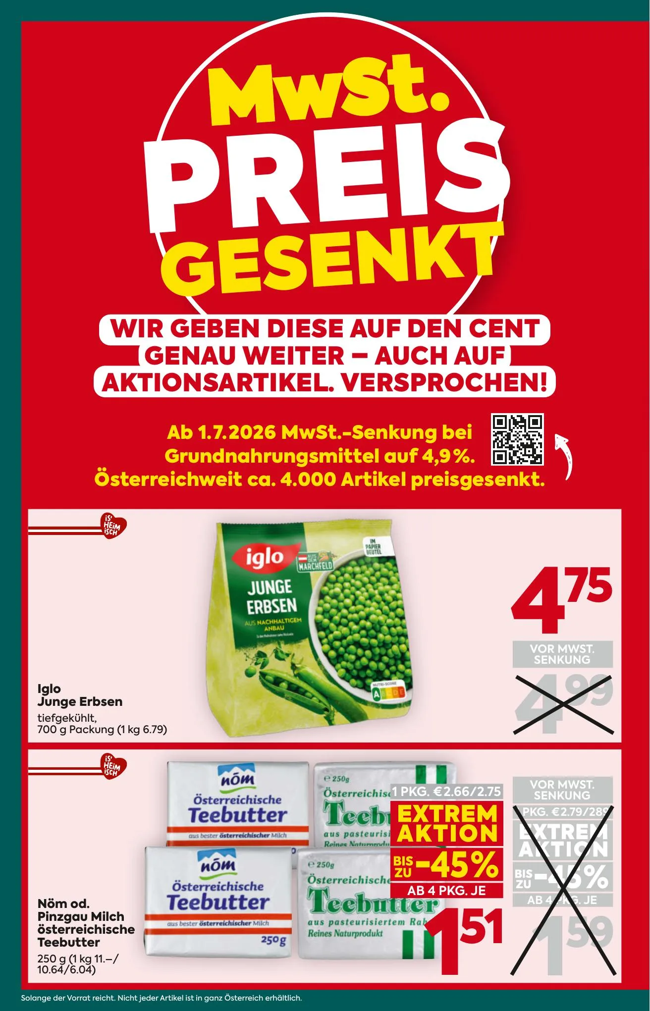 Billa akciós újság Plus Ausztria 07.01–07.08 – 8. oldal