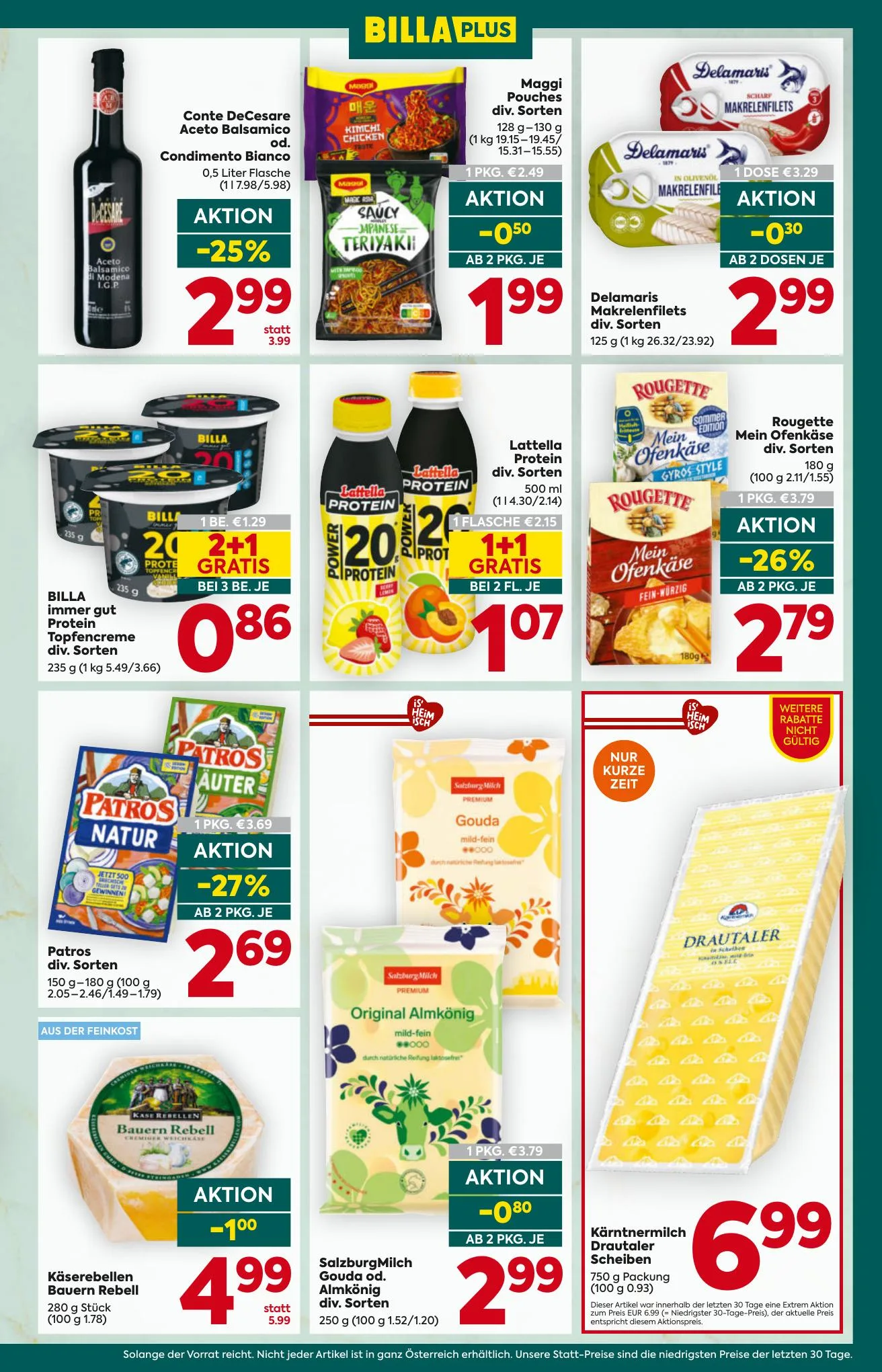 Billa akciós újság Plus Ausztria 07.09–07.15 – 11. oldal