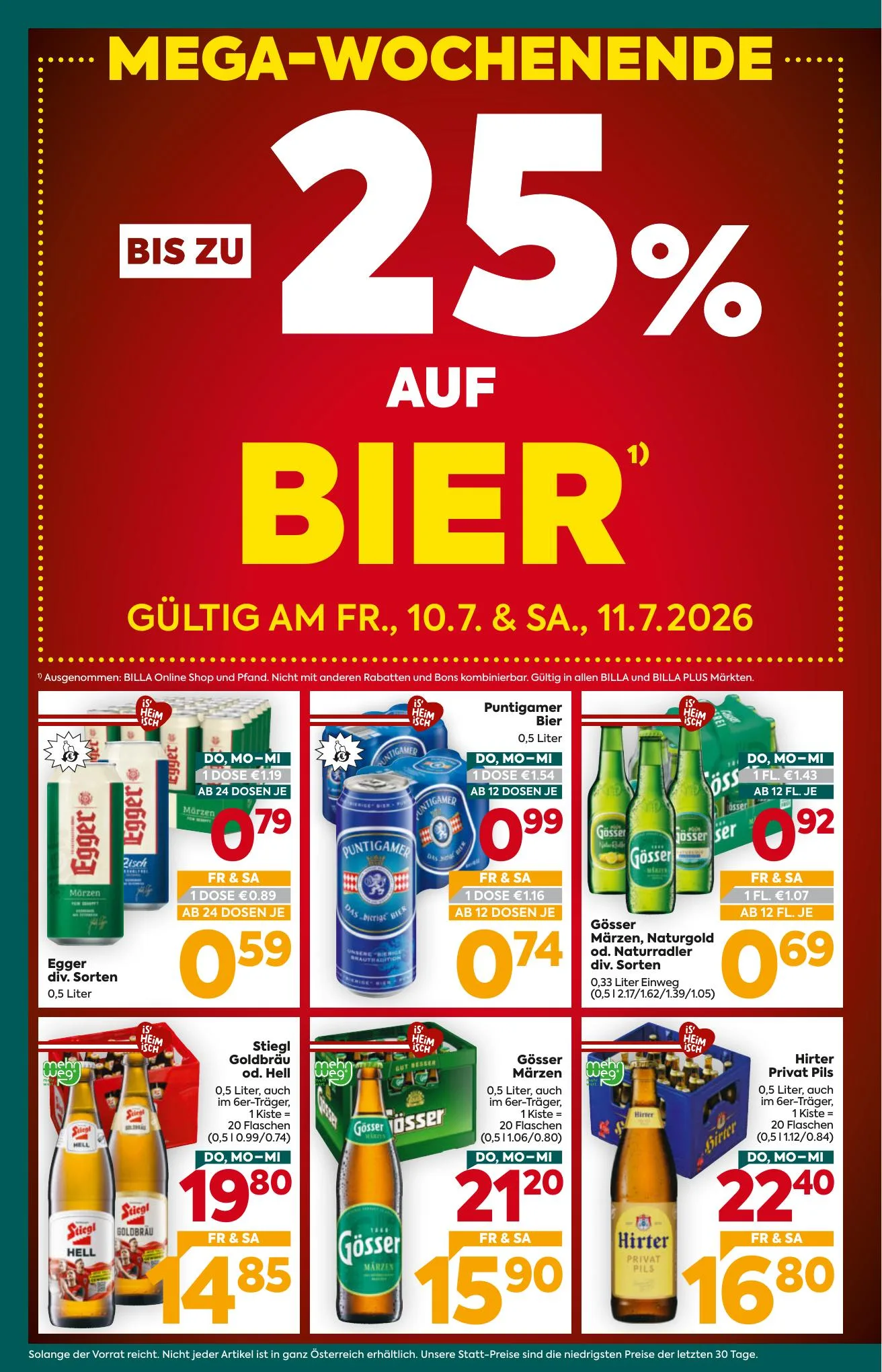 Billa akciós újság Plus Ausztria 07.09–07.15 – 4. oldal