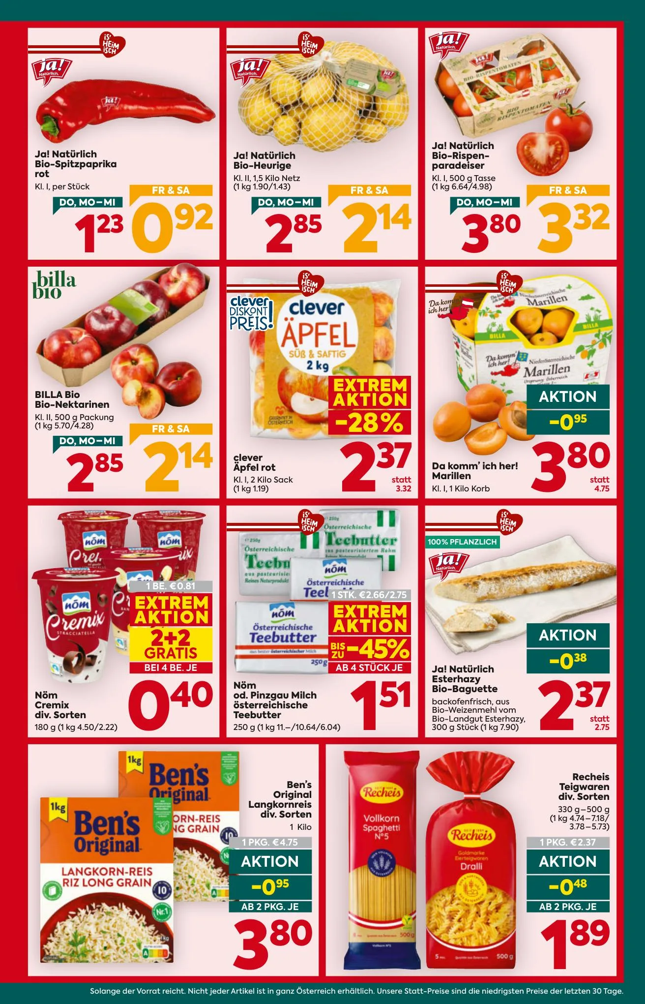Billa akciós újság Plus Ausztria 07.09–07.15 – 9. oldal