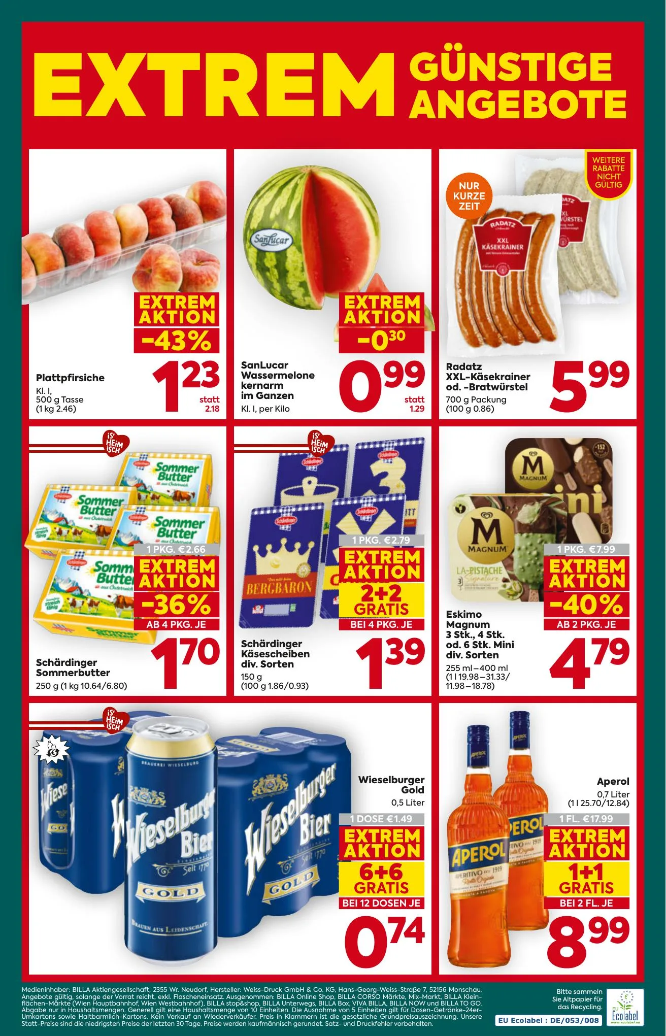 Billa akciós újság Plus Ausztria 07.23–07.29 – 16. oldal