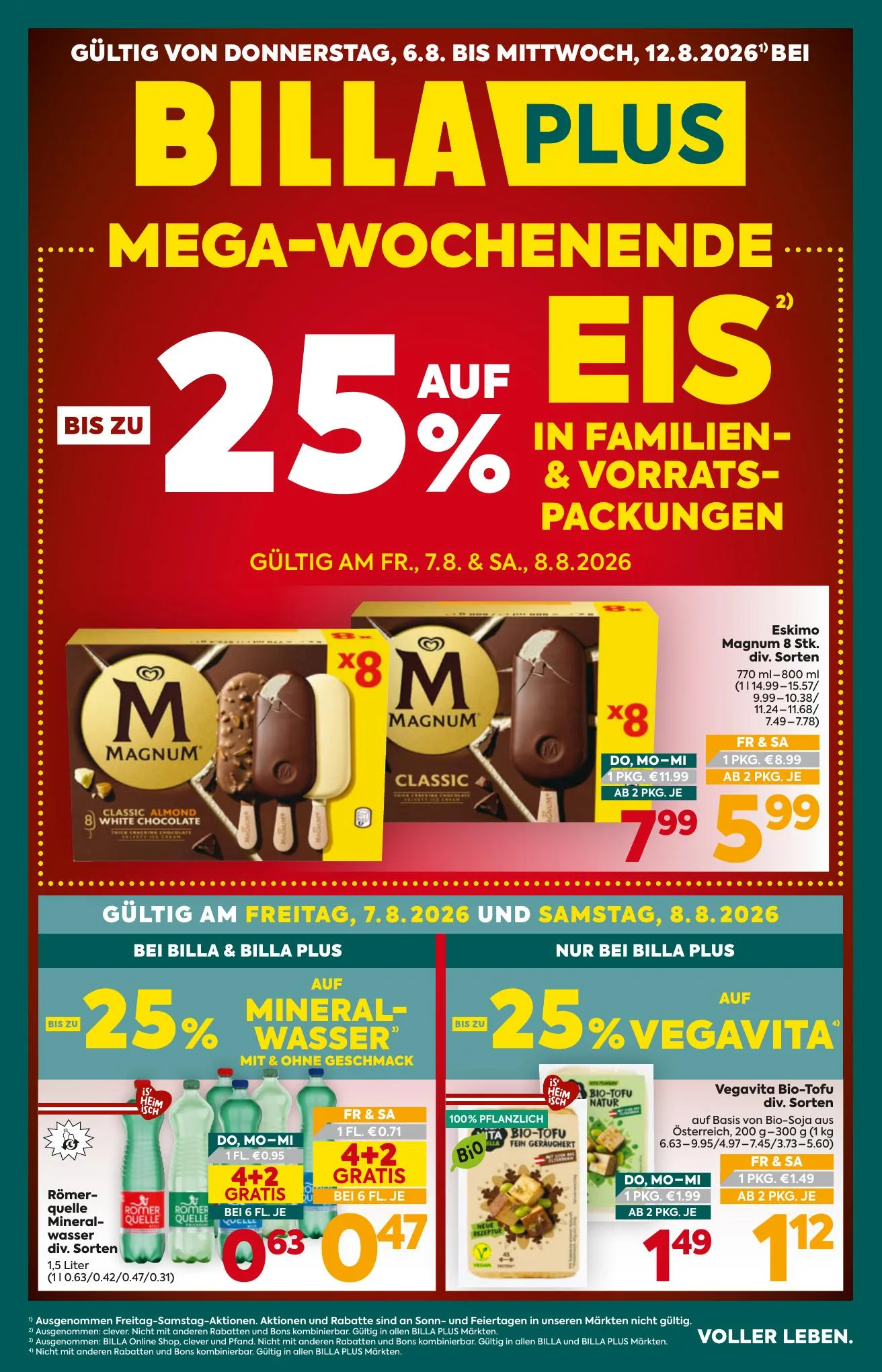 Billa akciós újság Plus Ausztria 08.06–08.12