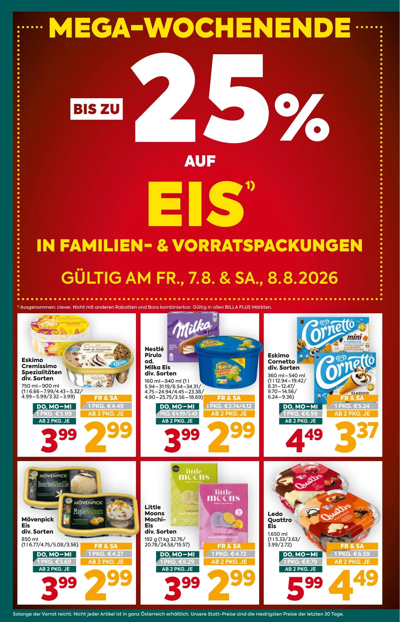 Billa akciós újság Plus Ausztria 08.06–08.12 – 2. oldal