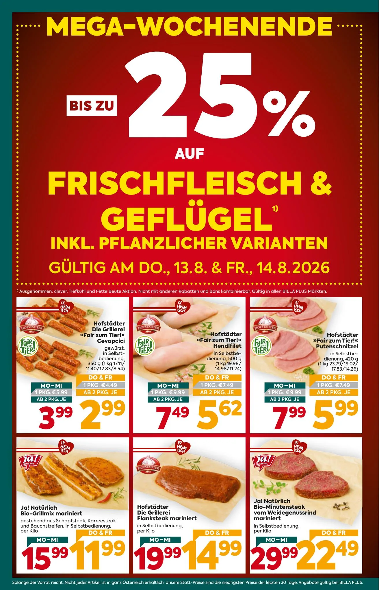 Billa akciós újság Plus Ausztria 08.13–08.19 – 2. oldal