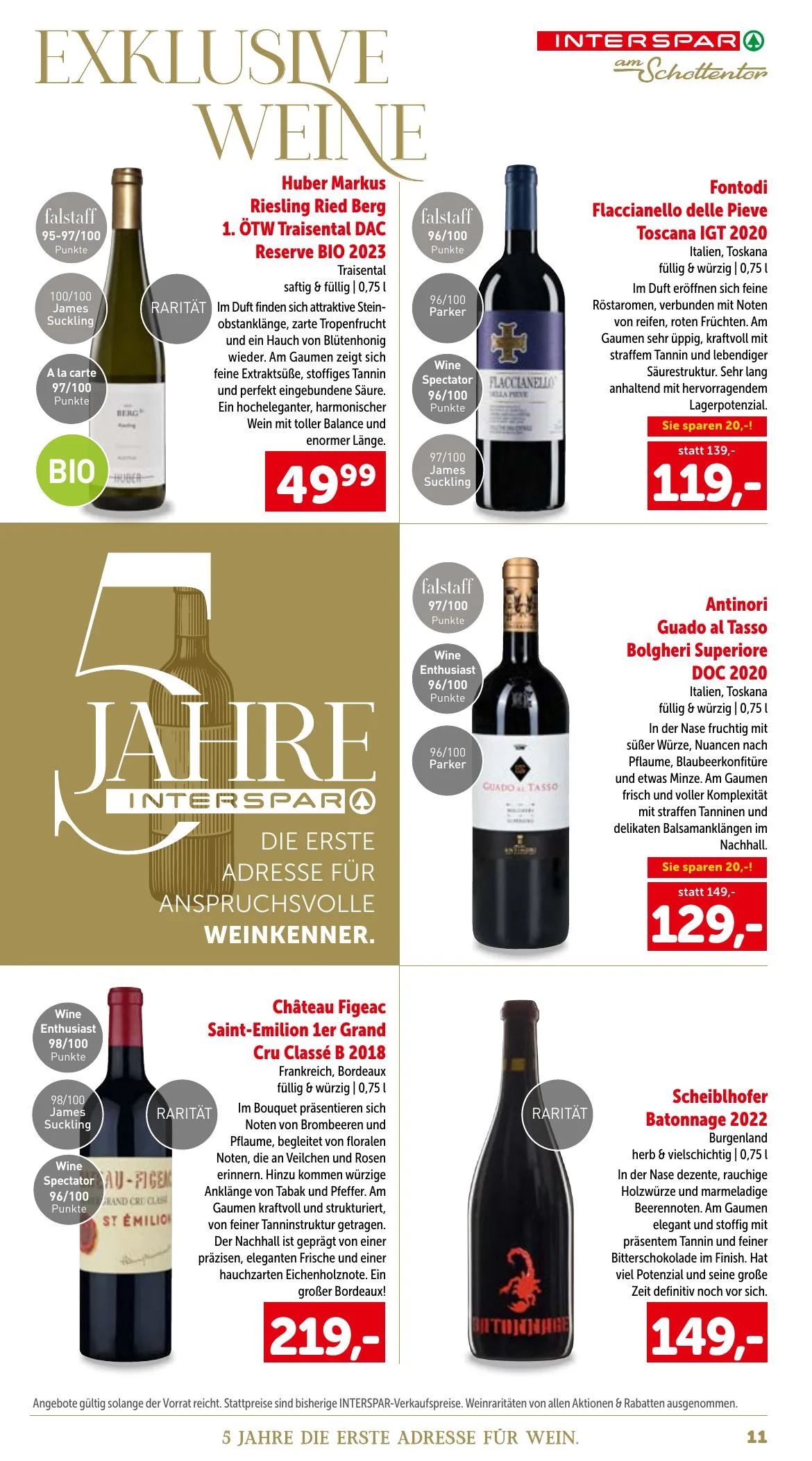 Interspar akciós újság Ausztria Borkatalogus 05.21–06.02 – 11. oldal