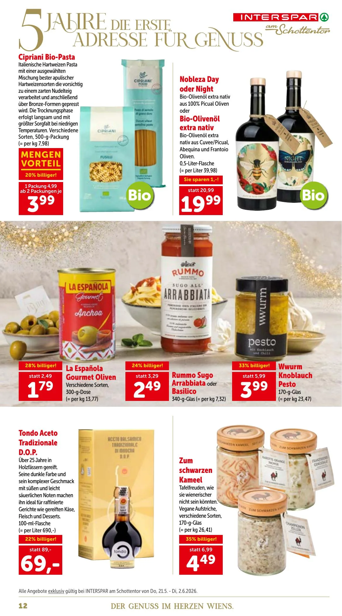 Interspar akciós újság Ausztria Borkatalogus 05.21–06.02 – 12. oldal