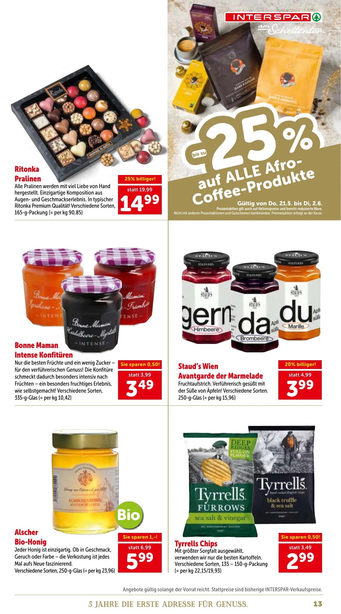 Interspar akciós újság Ausztria Borkatalogus 05.21–06.02 – 13. oldal