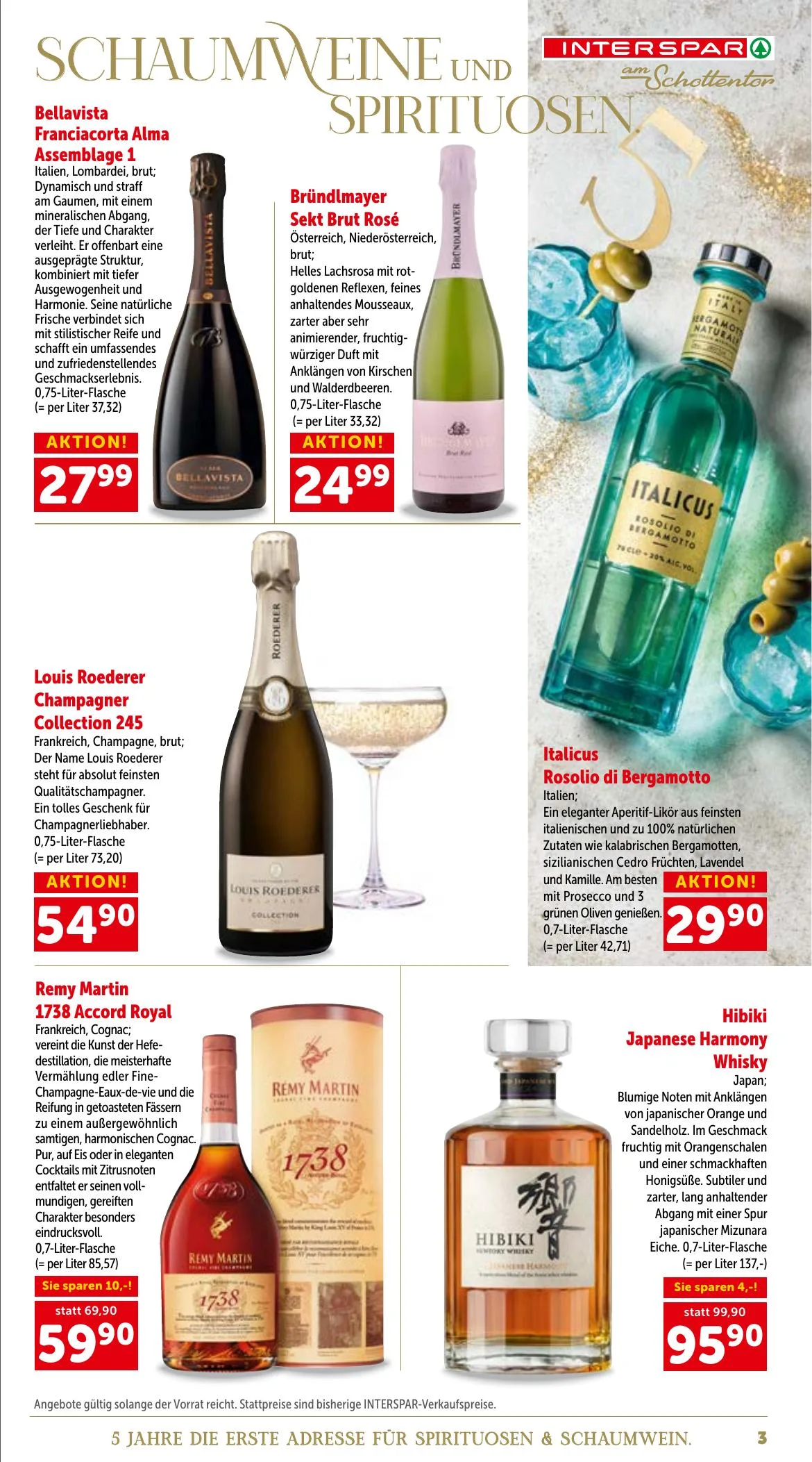 Interspar akciós újság Ausztria Borkatalogus 05.21–06.02 – 3. oldal