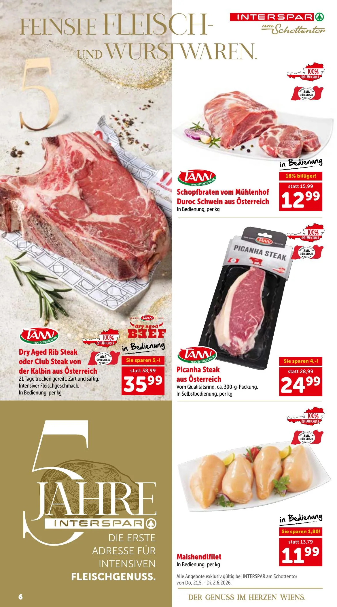 Interspar akciós újság Ausztria Borkatalogus 05.21–06.02 – 6. oldal