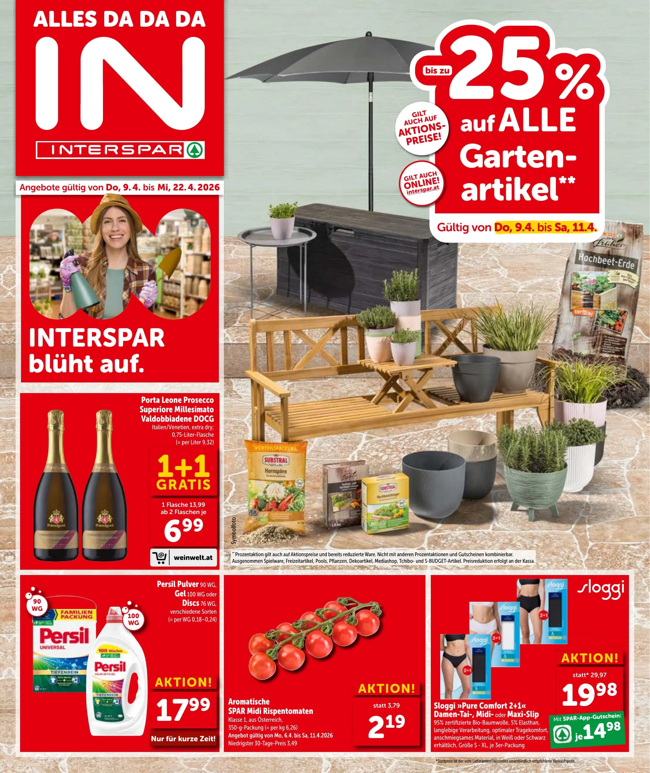 Interspar akciós újság Ausztria 04.09–04.22