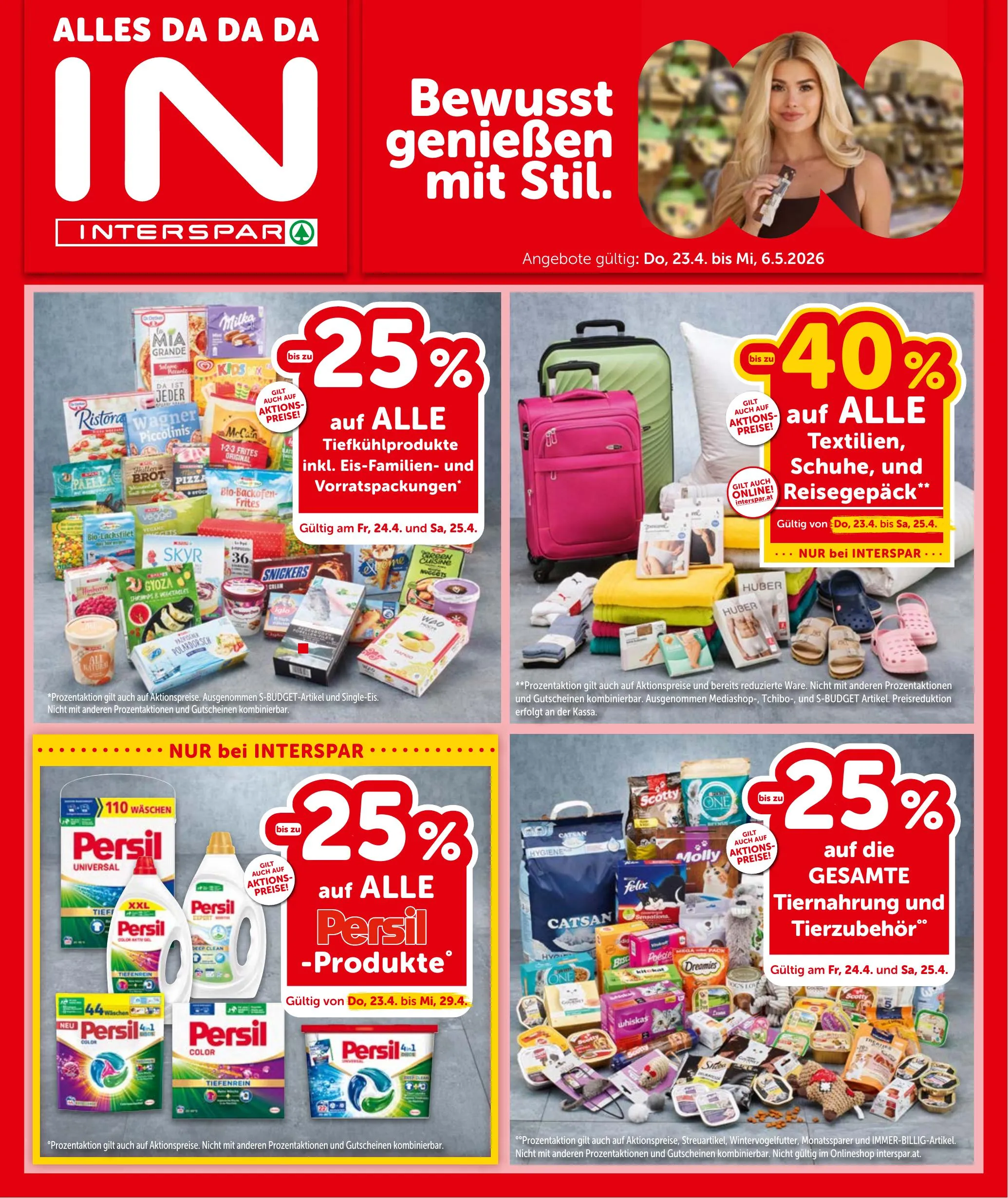 Interspar akciós újság Ausztria 04.23–05.06