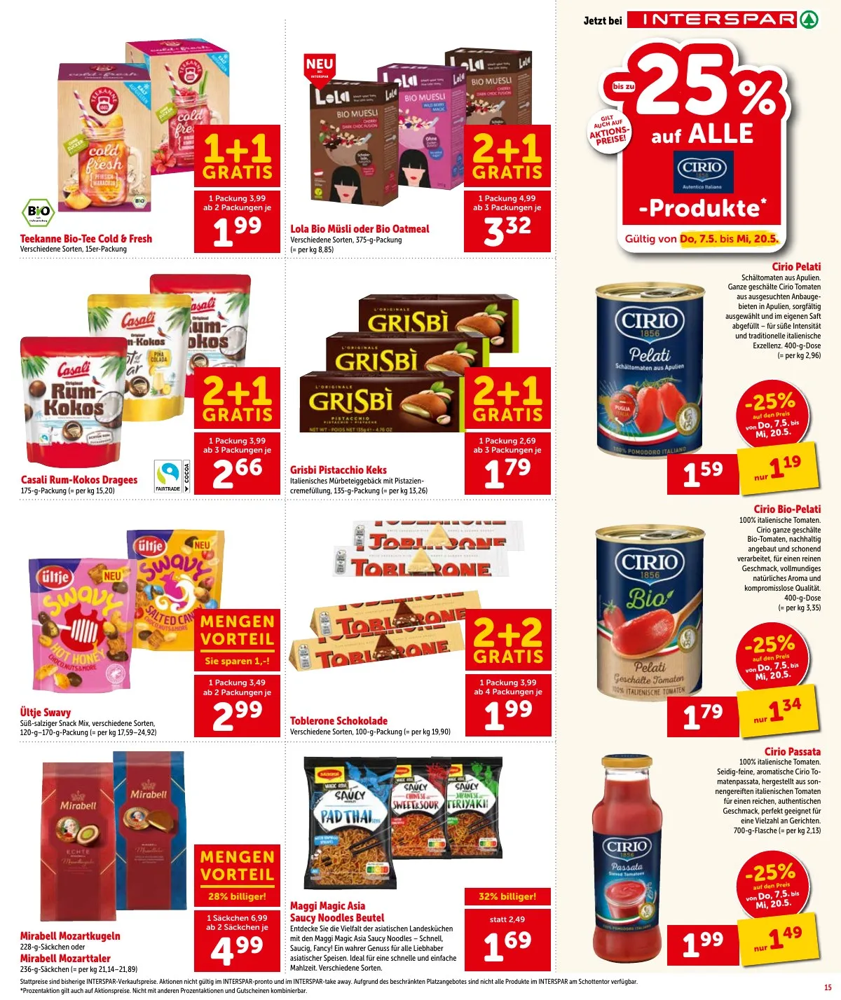 Interspar akciós újság Ausztria 05.07–05.20 – 15. oldal