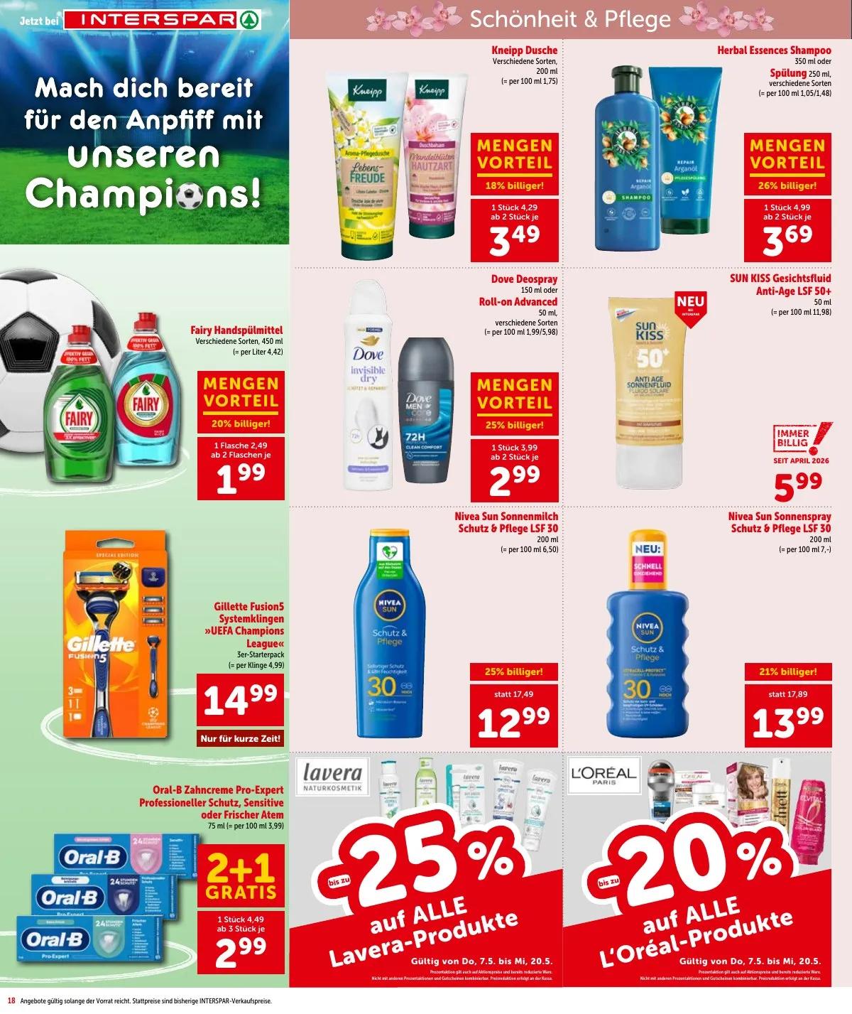 Interspar akciós újság Ausztria 05.07–05.20 – 18. oldal