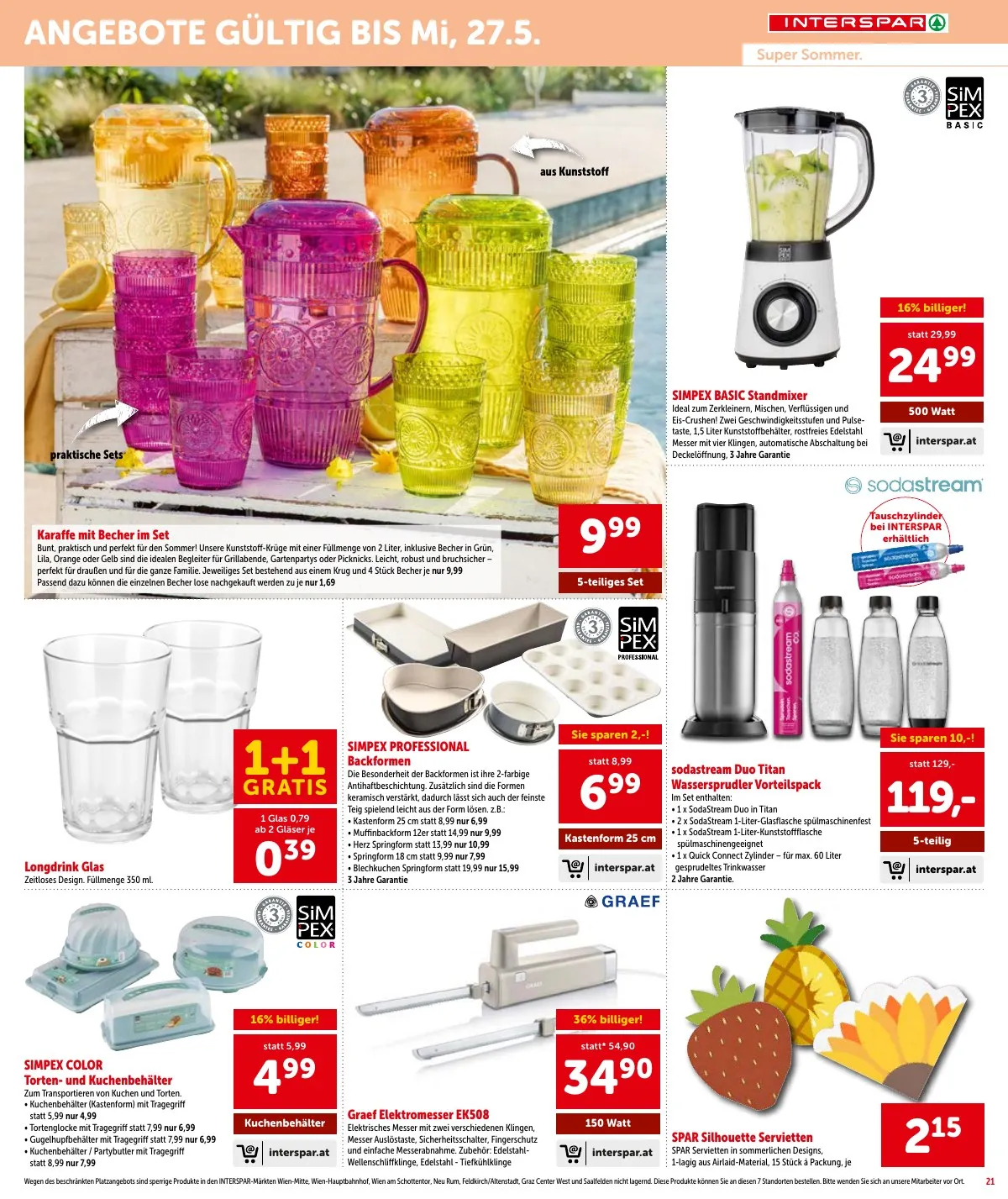 Interspar akciós újság Ausztria 05.07–05.20 – 22. oldal