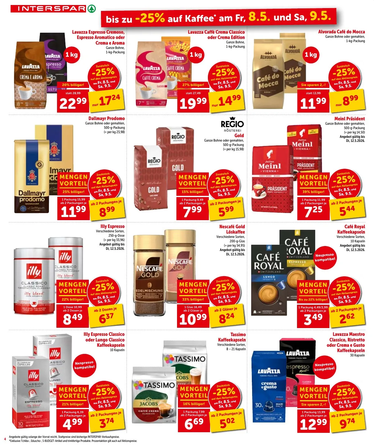 Interspar akciós újság Ausztria 05.07–05.20 – 4. oldal
