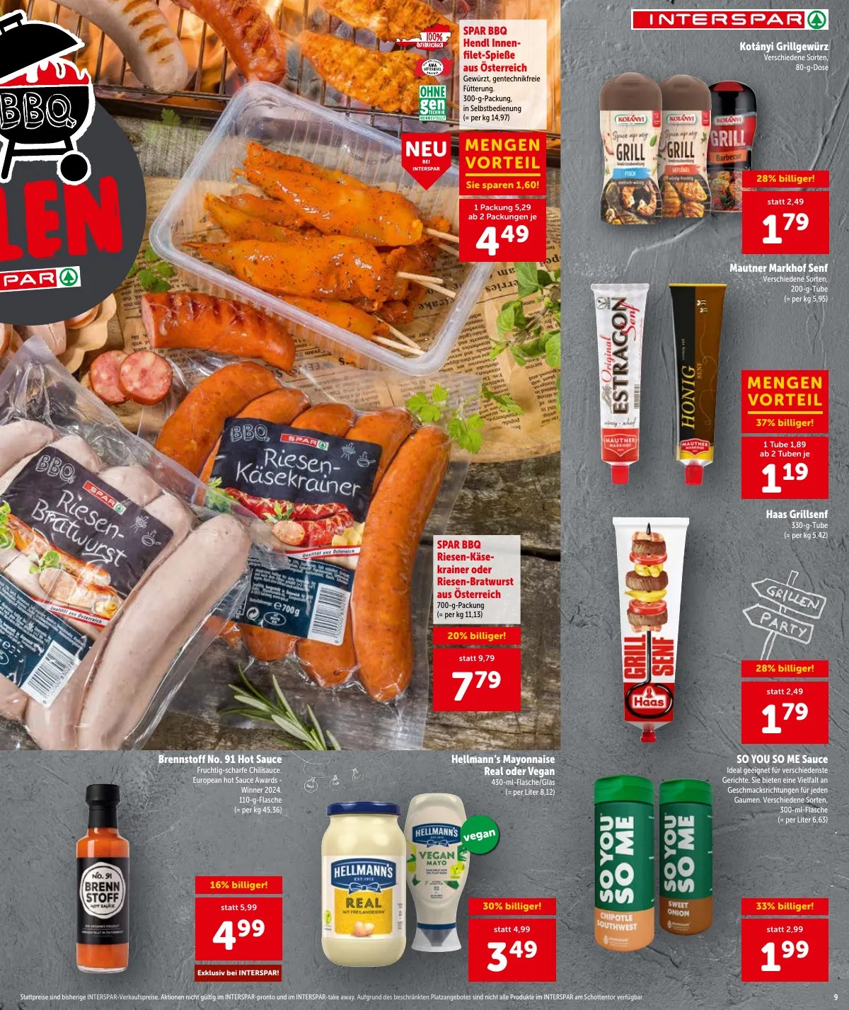 Interspar akciós újság Ausztria 05.07–05.20 – 9. oldal