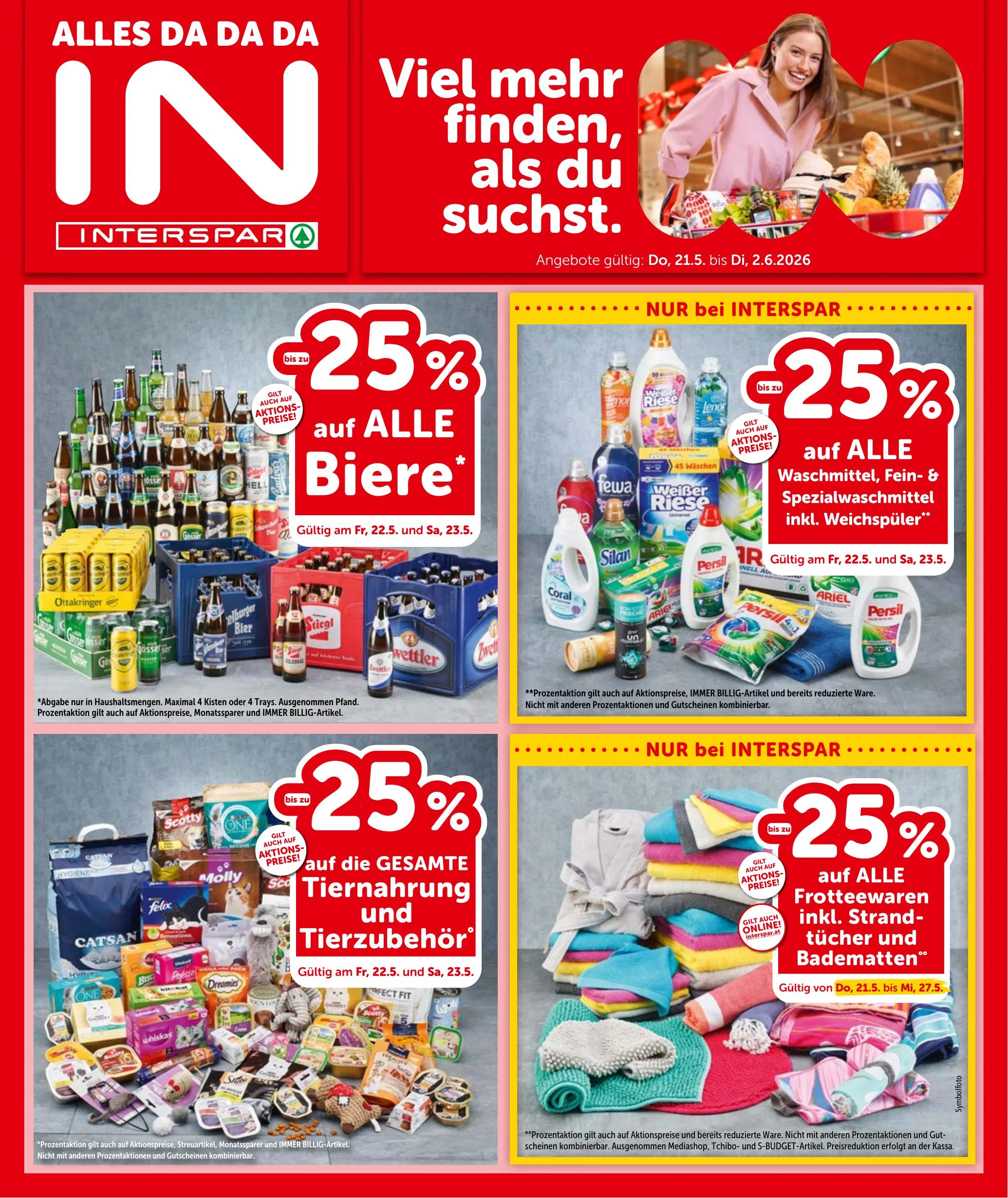 Interspar akciós újság Ausztria 05.21–06.02